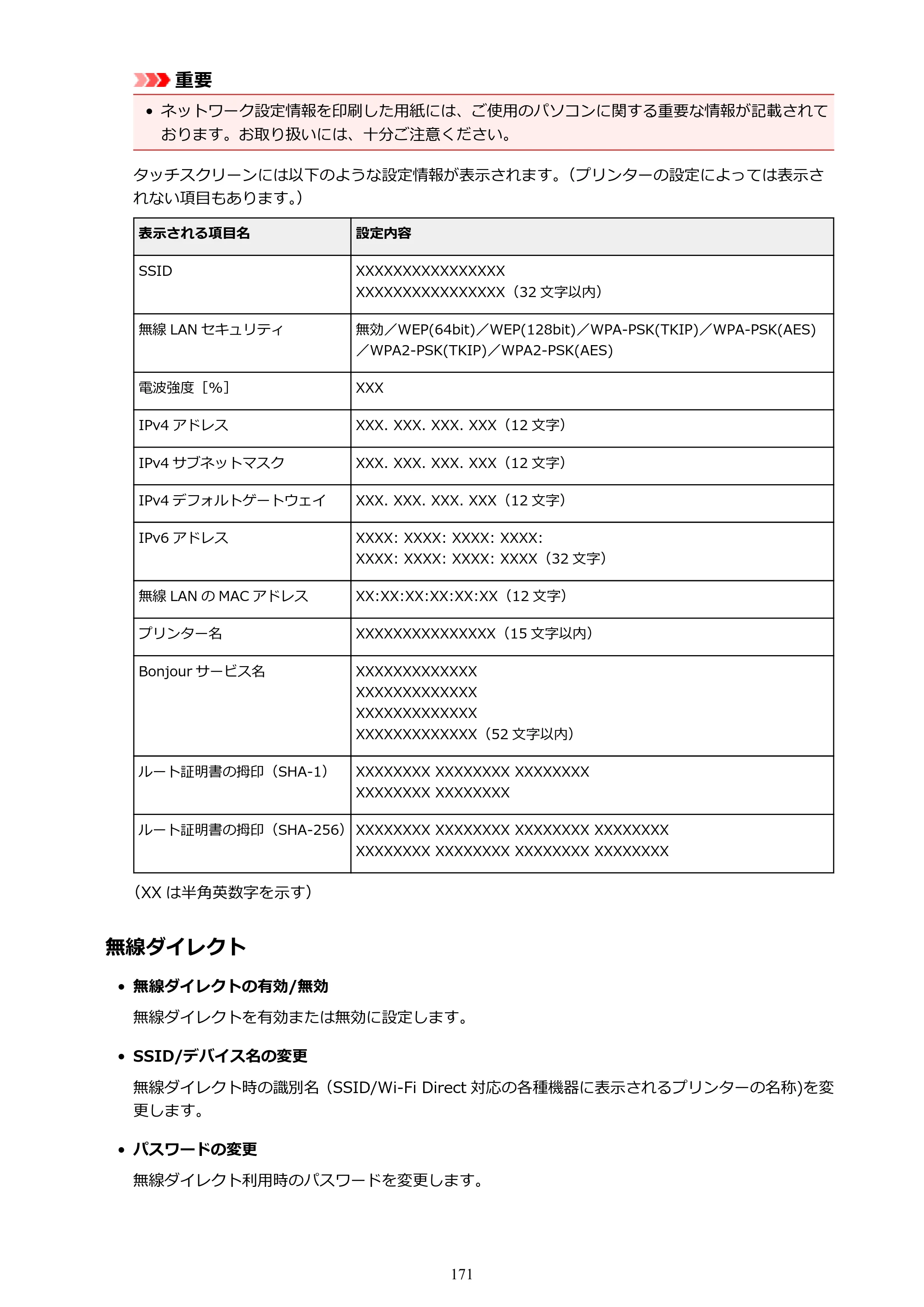 キヤノン PIXUS XK50 電子マニュアル PDF版 （Windows版）（PDF：16.3MB） — 原本ページ — 171ページ