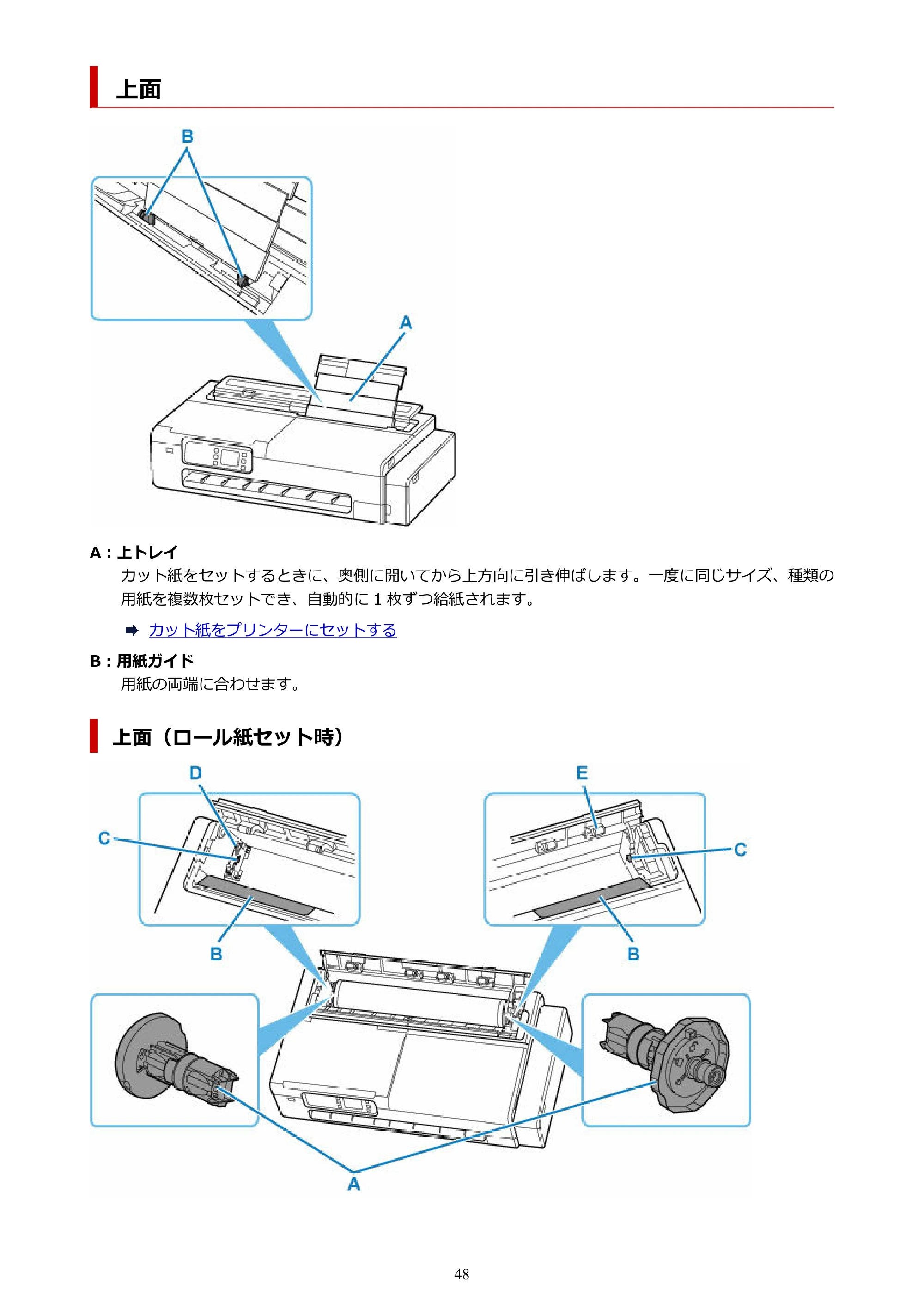 キヤノン TC-20・TC-20M TC-20／TC-20M オンラインマニュアル 取扱説明書PDF版（Mac）2026年1月15日更新（PDF：8.71MB） — 上面 — 原本ページ — 48ページ
