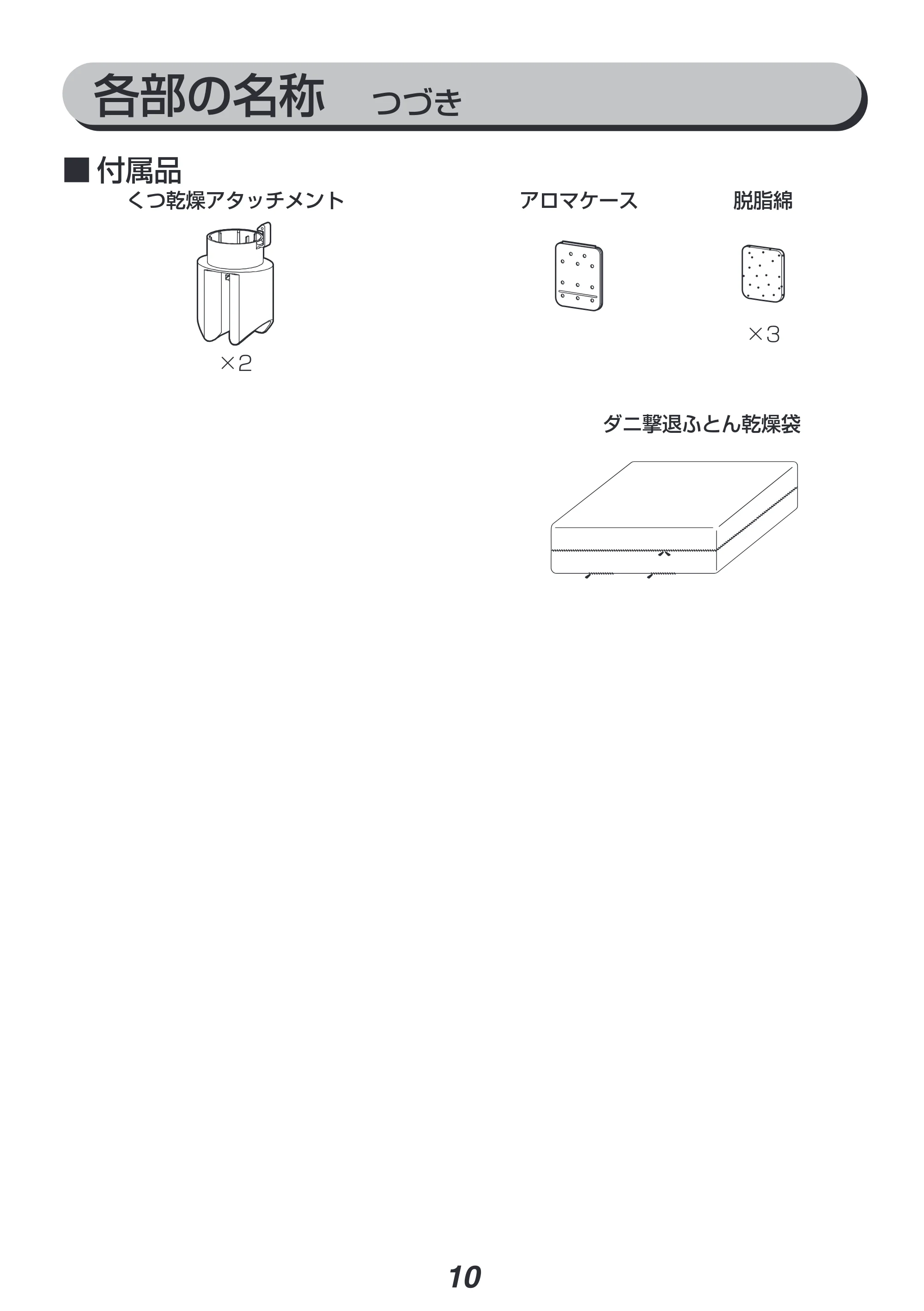 アイリスオーヤマ KFK-401 取扱説明書 — 原本ページ — 10ページ