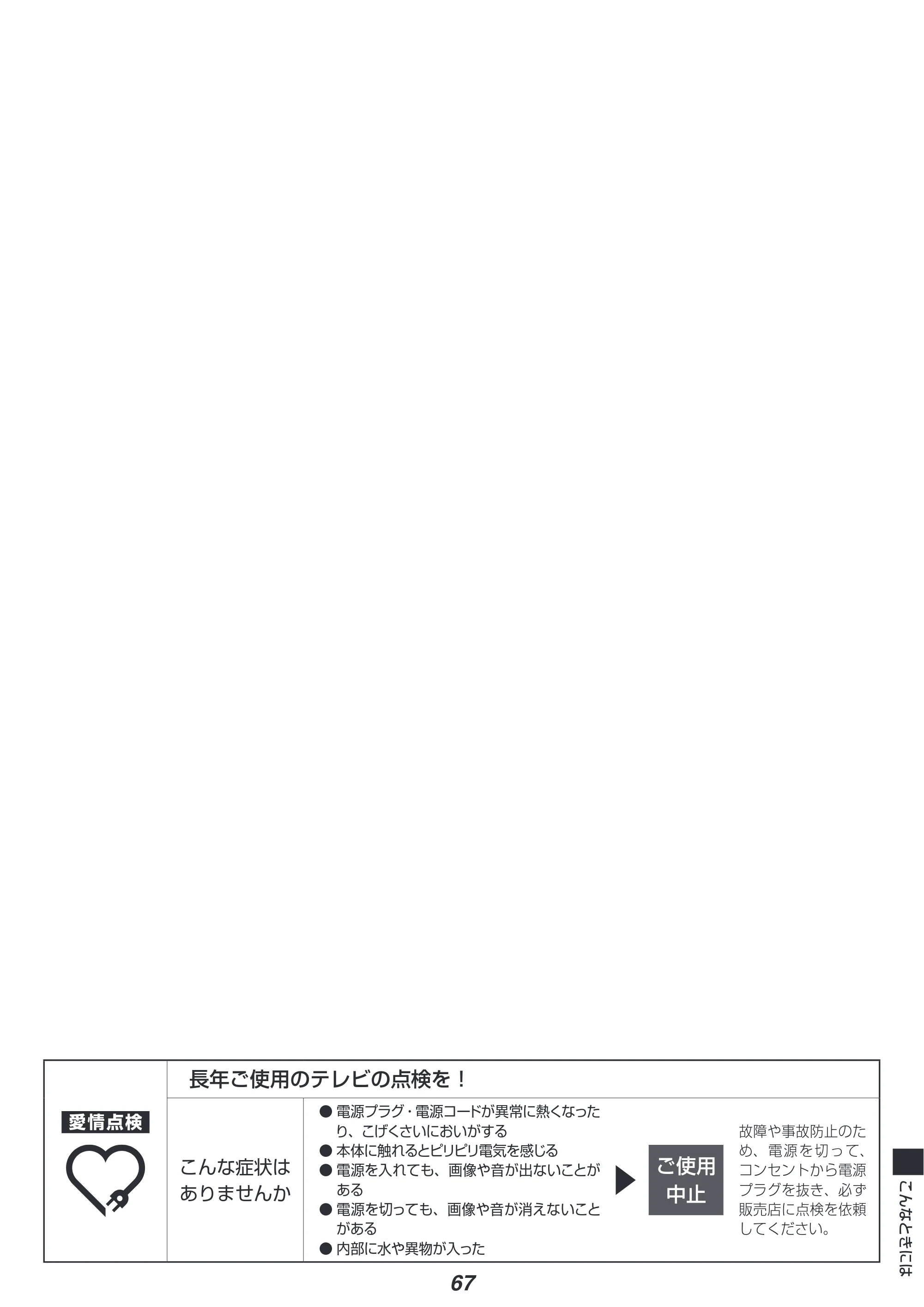 アイリスオーヤマ LT-55B625K 取扱説明書 — 原本ページ — 67ページ