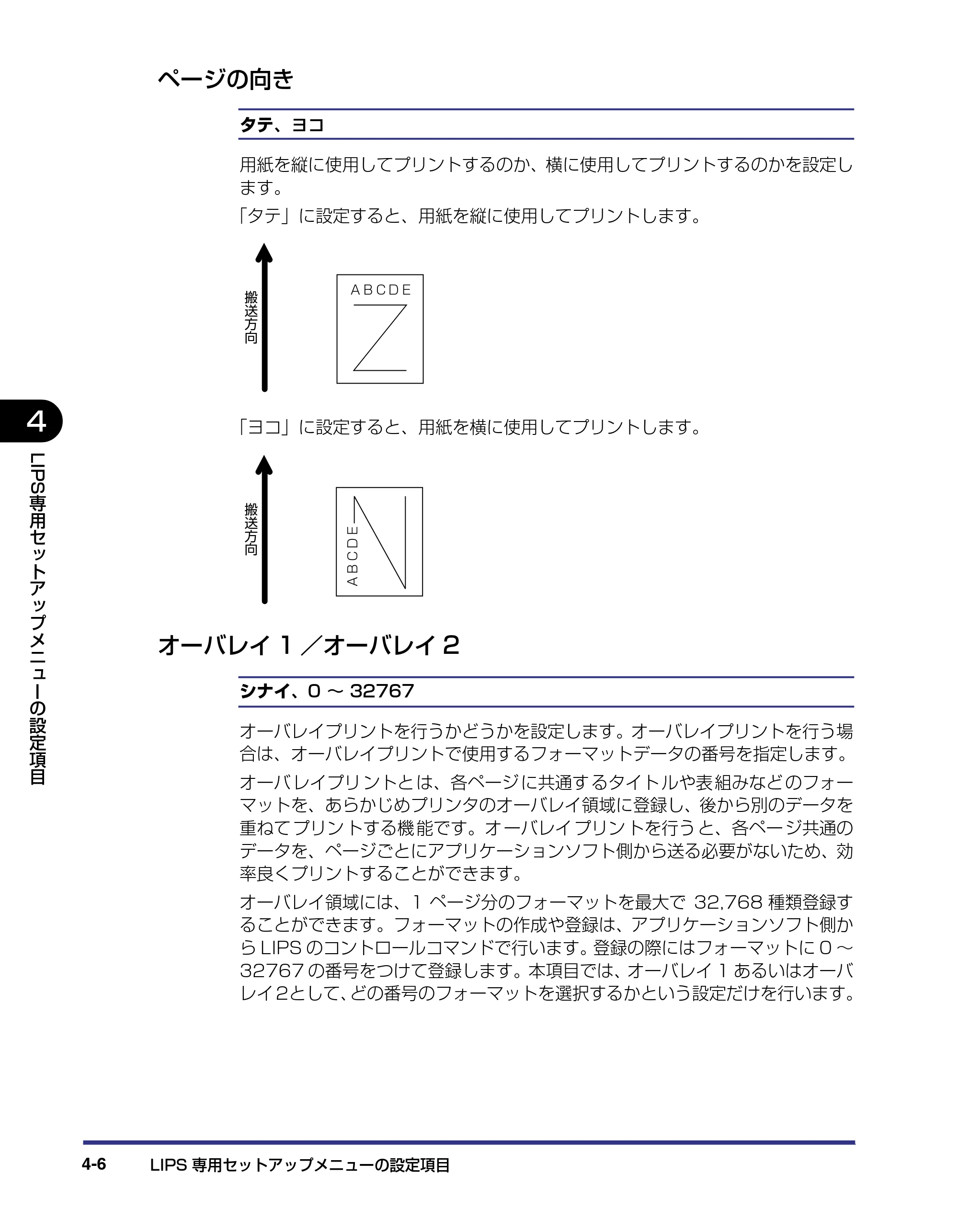 キヤノン LBP-2510 LIPS機能ガイド （PDF形式／1.87Mバイト） — ページの向き — 原本ページ — 90ページ