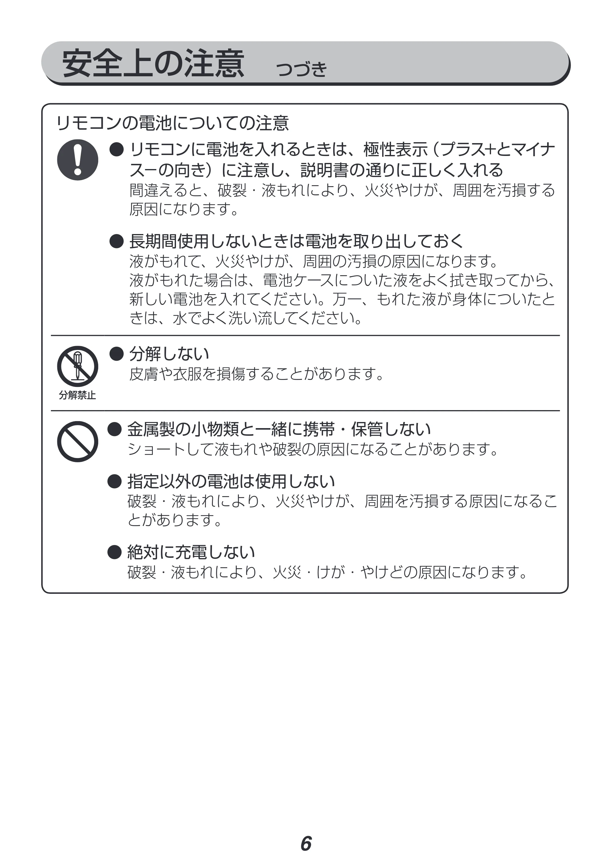 アイリスオーヤマ PCF-SDC18T 取扱説明書 — 原本ページ — 6ページ