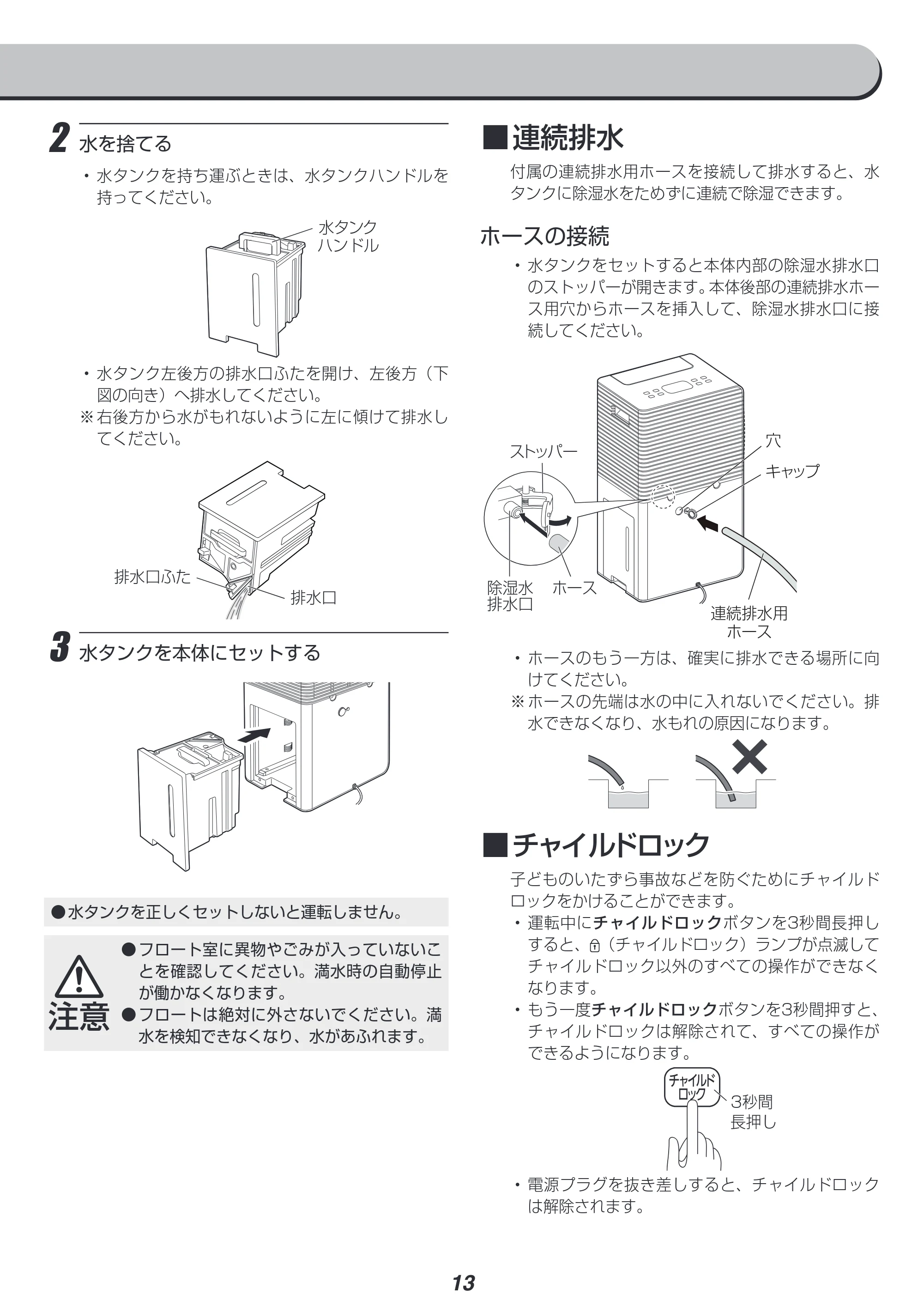 アイリスオーヤマ KDCP-J16H 取扱説明書 — 原本ページ — 13ページ