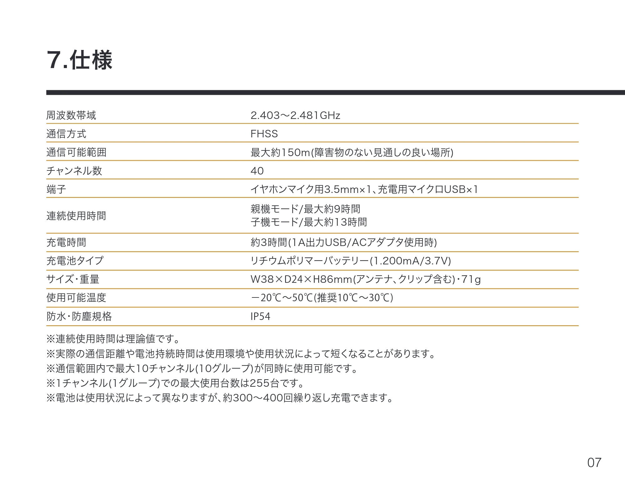 サンワサプライ MM-WGS6 取扱説明書 — 原本ページ — 8ページ