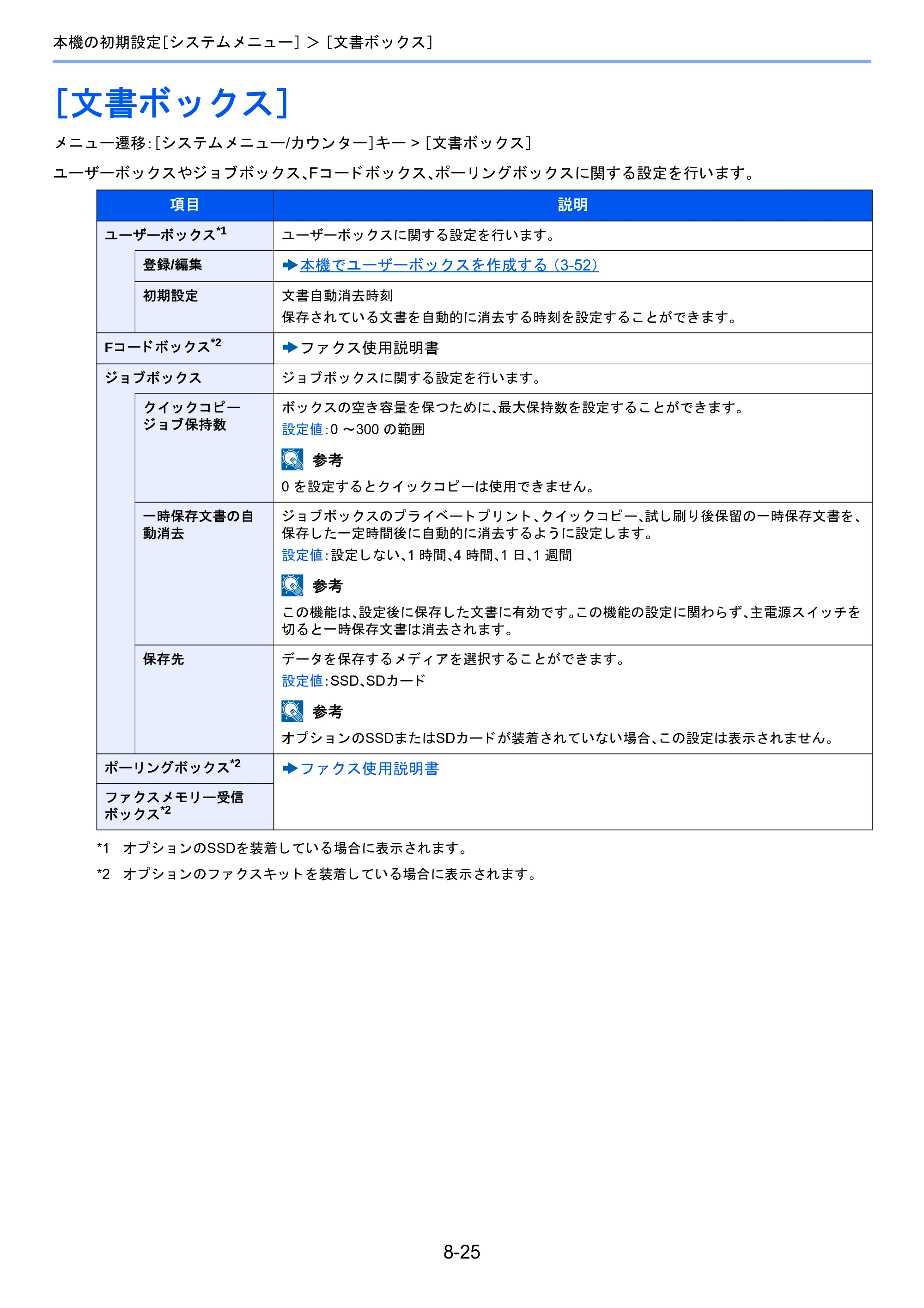 京セラ TASKalfa 2460ci/2460ci+ / TASKalfa 2470ci/2470ci+ TASKalfa 2470ci/2470ci+/2460ci/2460ci+ 使用説明書 — ［文書ボックス］ — 原本ページ — 329ページ