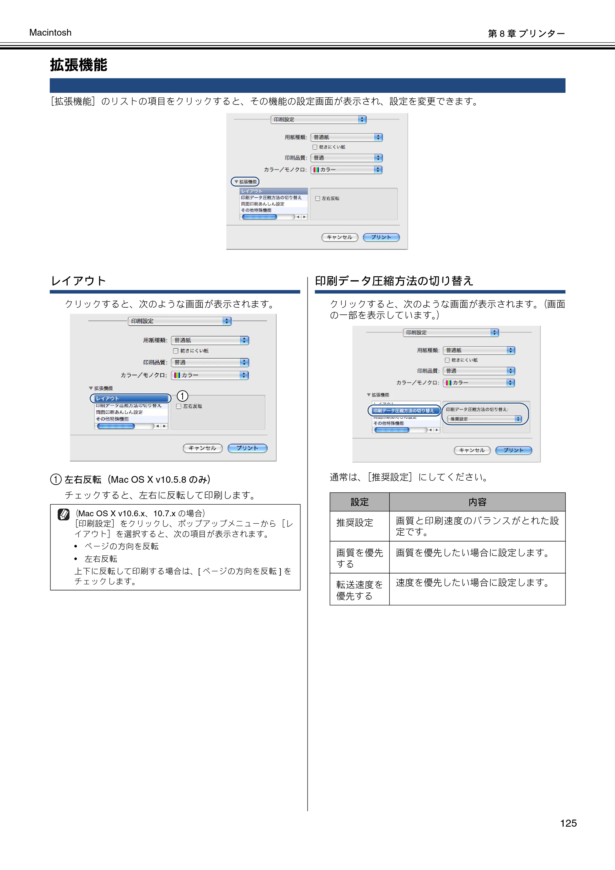 ブラザー DCP-J540N / DCP-J740N / DCP-J940N-B/W/ECO ユーザーズガイド ～パソコン活用編～ — 拡張機能 — 原本ページ — 126ページ