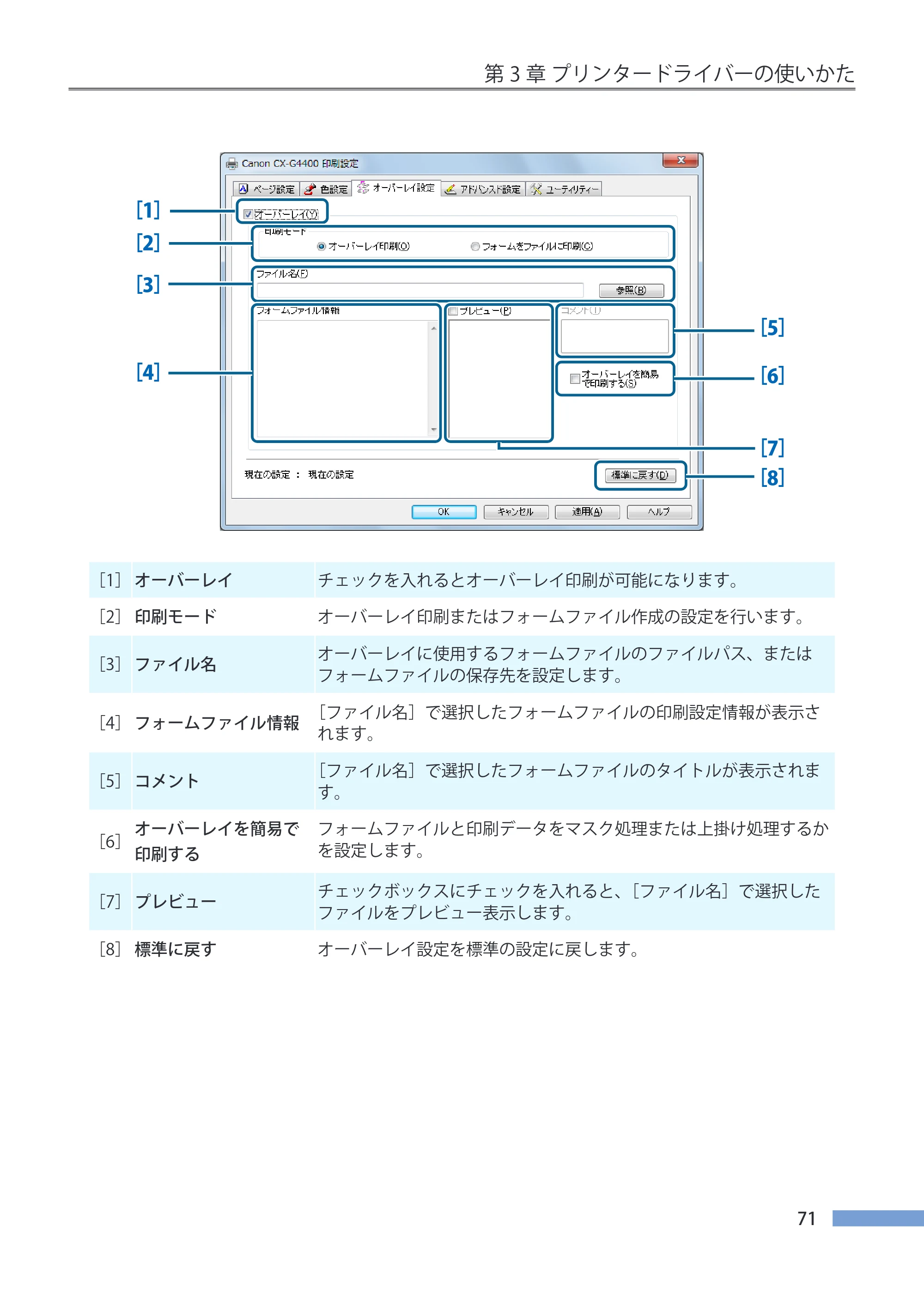 キヤノン CX-G4400 CX-G4400 （BJI-P412M用）ユーザーズガイド※ （PDF形式／16.75Mバイト） — 原本ページ — 79ページ