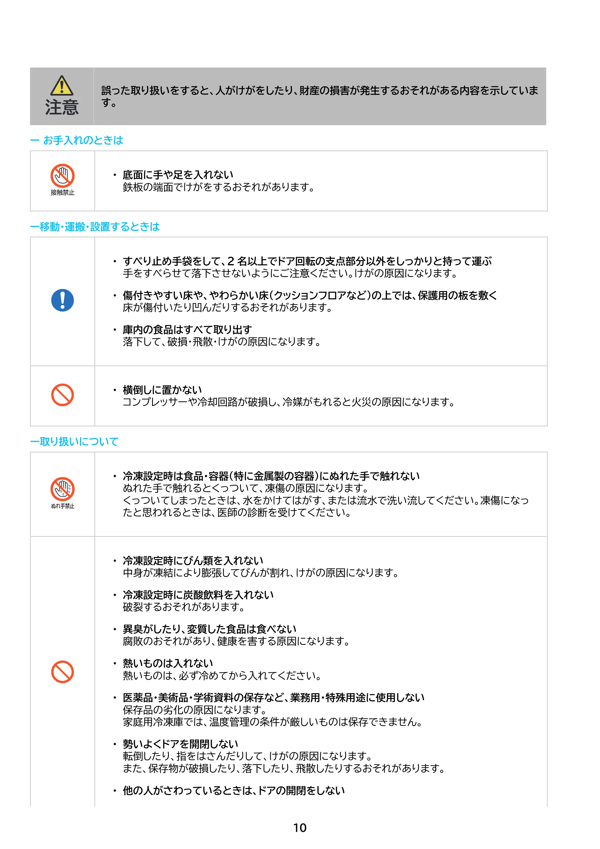 アイリスオーヤマ ICSD-20B 取扱説明書 — 原本ページ — 10ページ