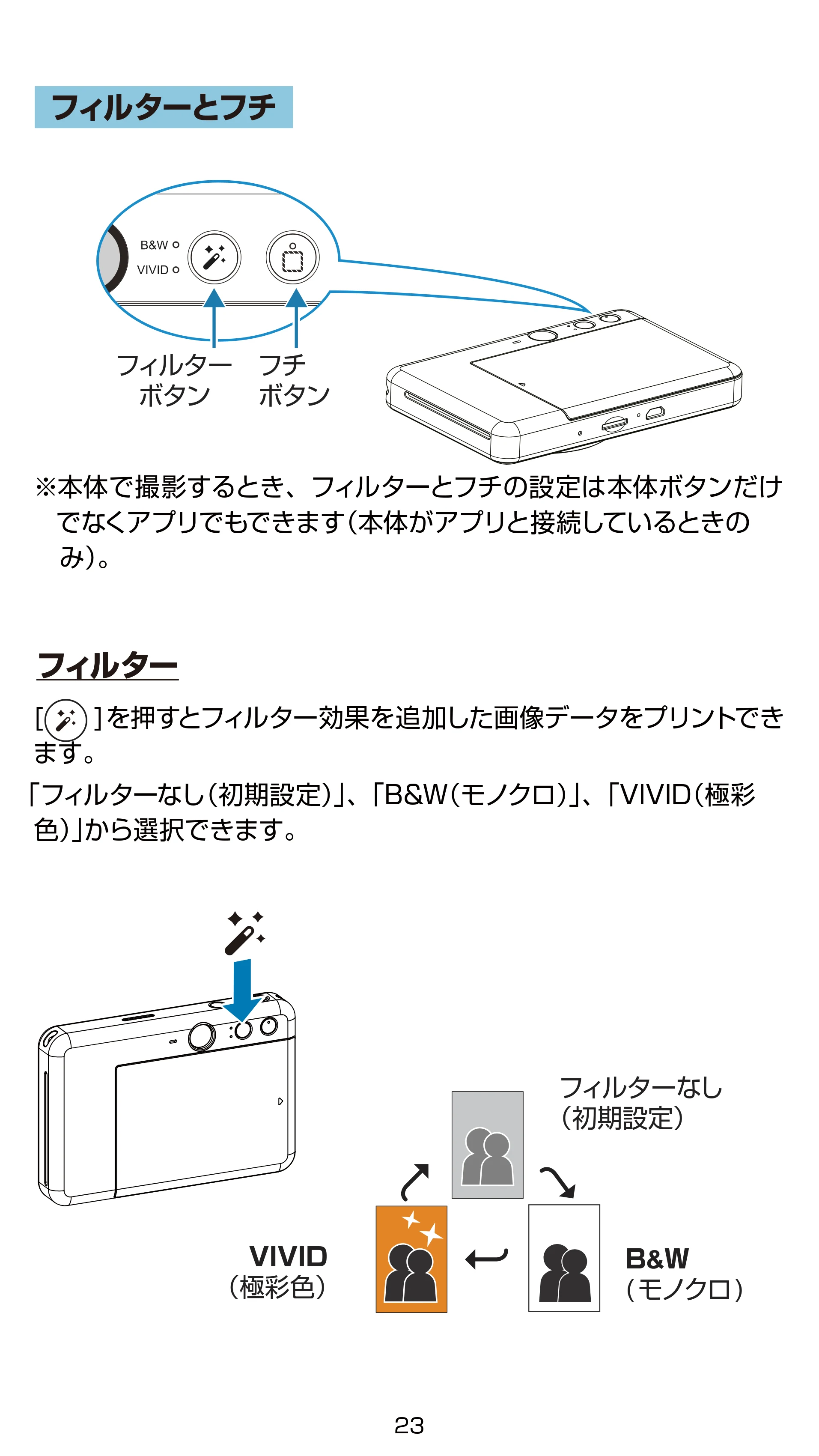 キヤノン iNSPiC ZV-223 ユーザーガイド 2022年9月16日掲載 （PDF形式／2.7Mバイト） — 原本ページ — 23ページ