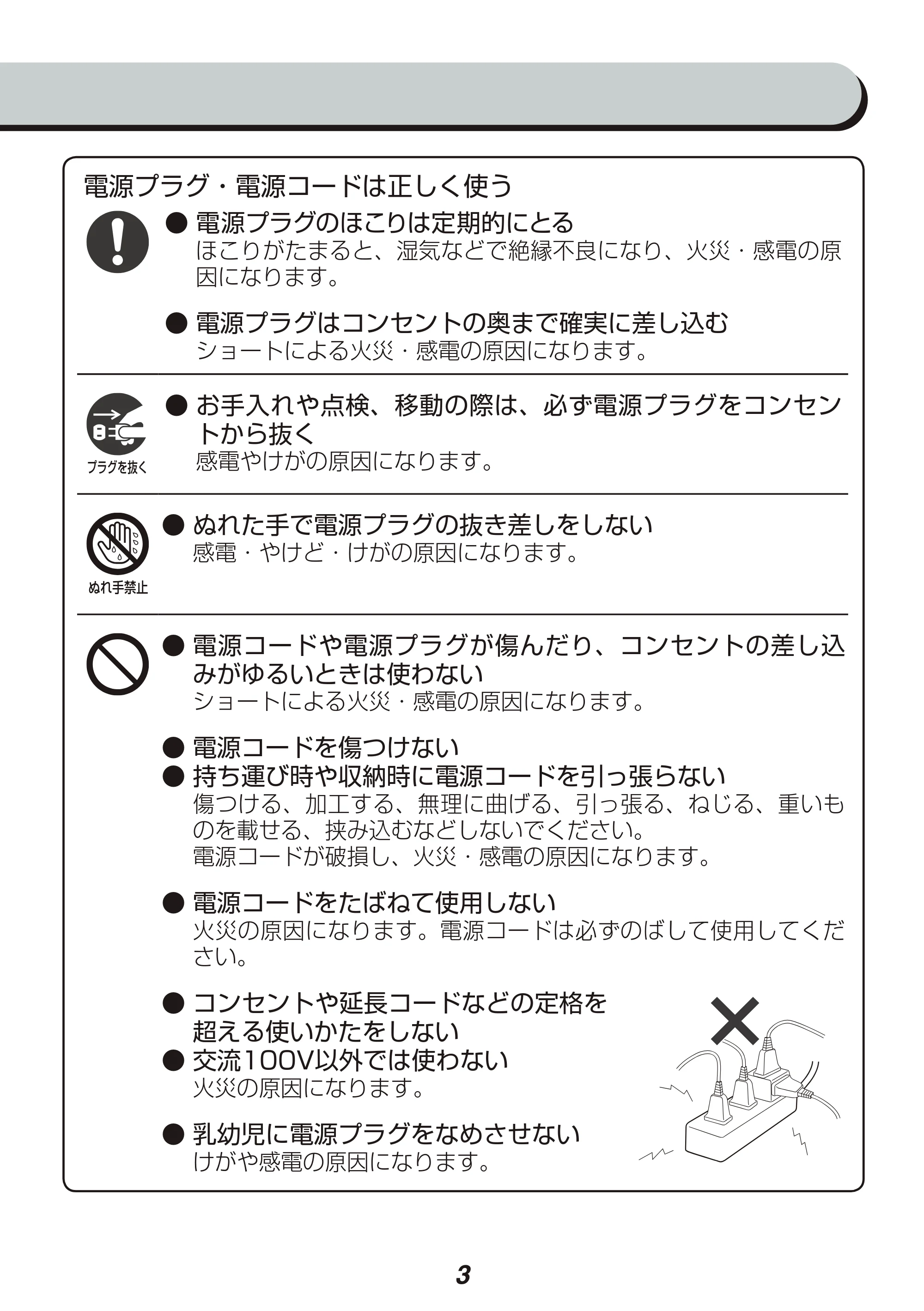 アイリスオーヤマ IBB-600 取扱説明書 — 原本ページ — 3ページ
