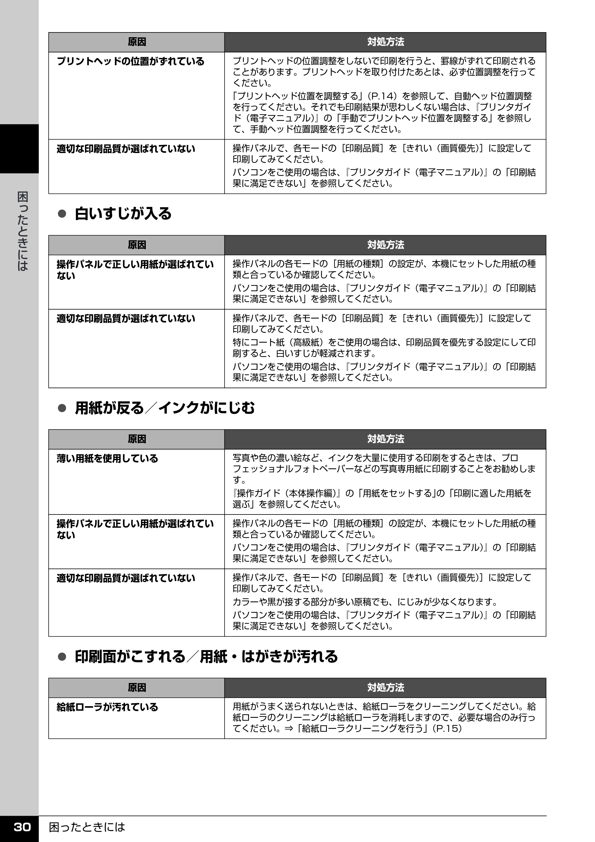 キヤノン PIXUS MP600 操作ガイド(お手入れ編) (PDF形式/3.88Mバイト) — 原本ページ — 31ページ