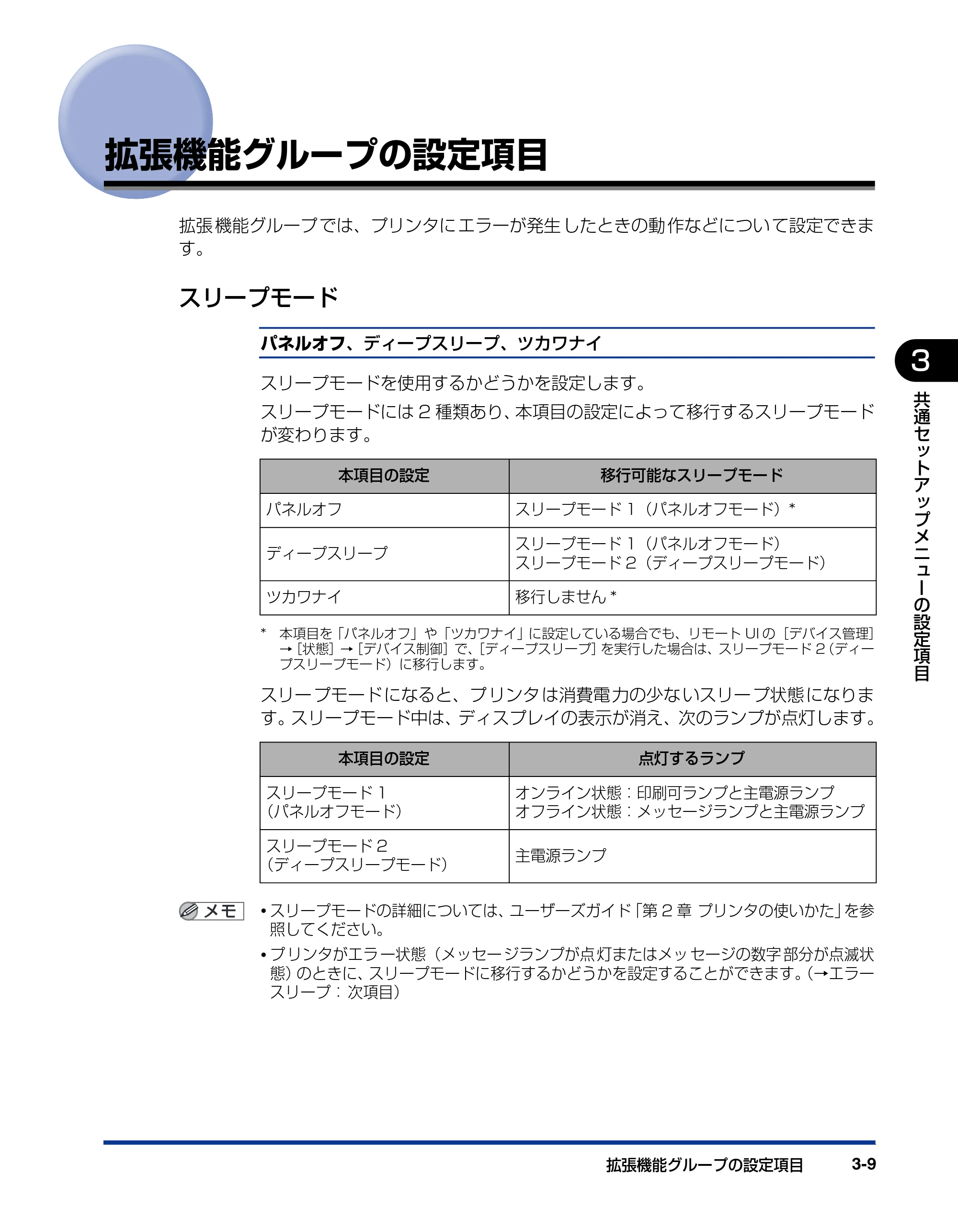 キヤノン LBP3410 LIPS機能ガイド 2009年12月18日更新 （PDF形式／2.13Mバイト） — 拡張機能グループの設定項目 — 原本ページ — 55ページ