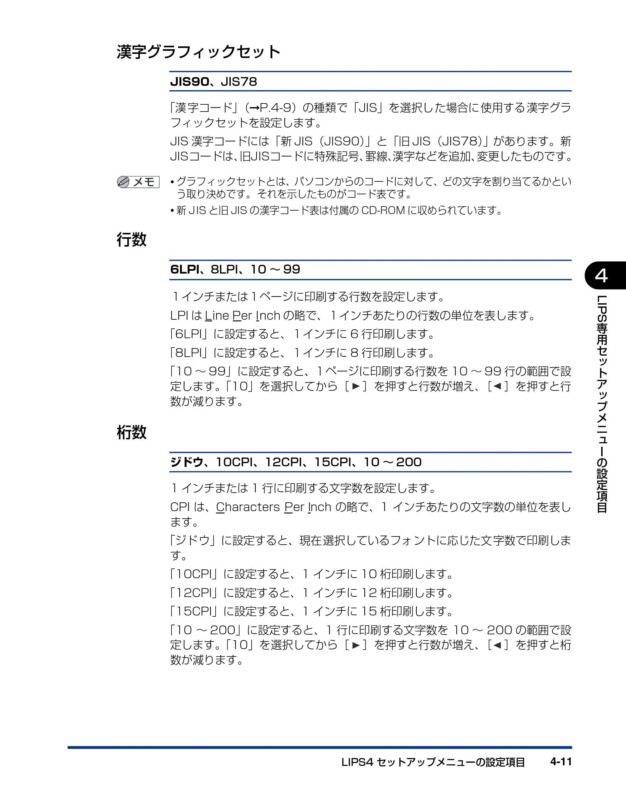 キヤノン LBP3410 LIPS機能ガイド 2009年12月18日更新 (PDF形式/2.13Mバイト) — 漢字グラフィックセット — 原本ページ — 97ページ