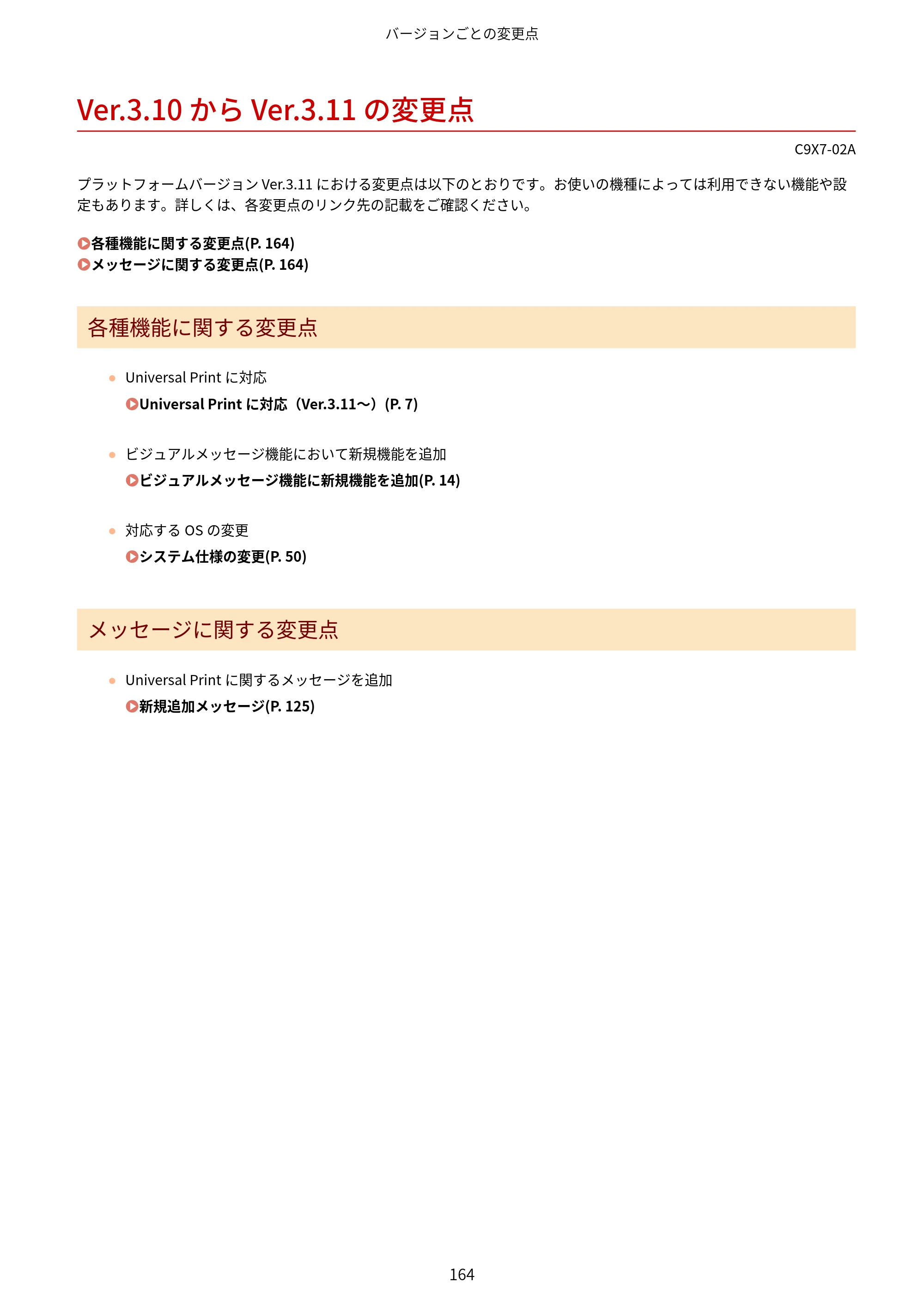 キヤノン imageRUNNER ADVANCE C5560F/C5560/C5560F-R/C5550F/C5550F-R/C5550/C5540F/C5540F-R/C5540/C5535F/C5535 / imageRUNNER ADVANCE C5560F III/C5550F III/C5550F III-RG/C5540F III/C5535F III / imageRUNNER AD — Ver.3.10 から Ver.3.11 の変更点 — 原本ページ — 167ページ