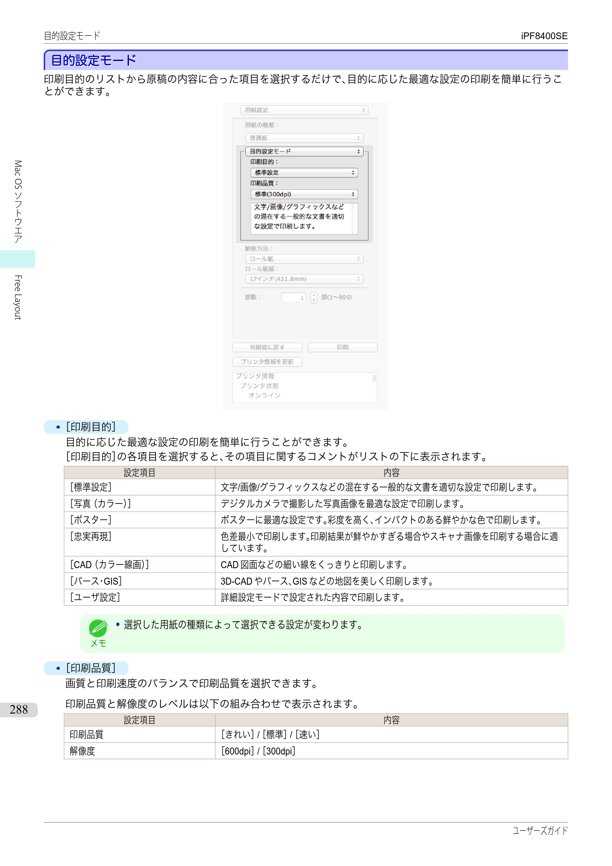 キヤノン iPF8400SE ユーザーズガイド（PDF：46.2MB） — 原本ページ — 288ページ