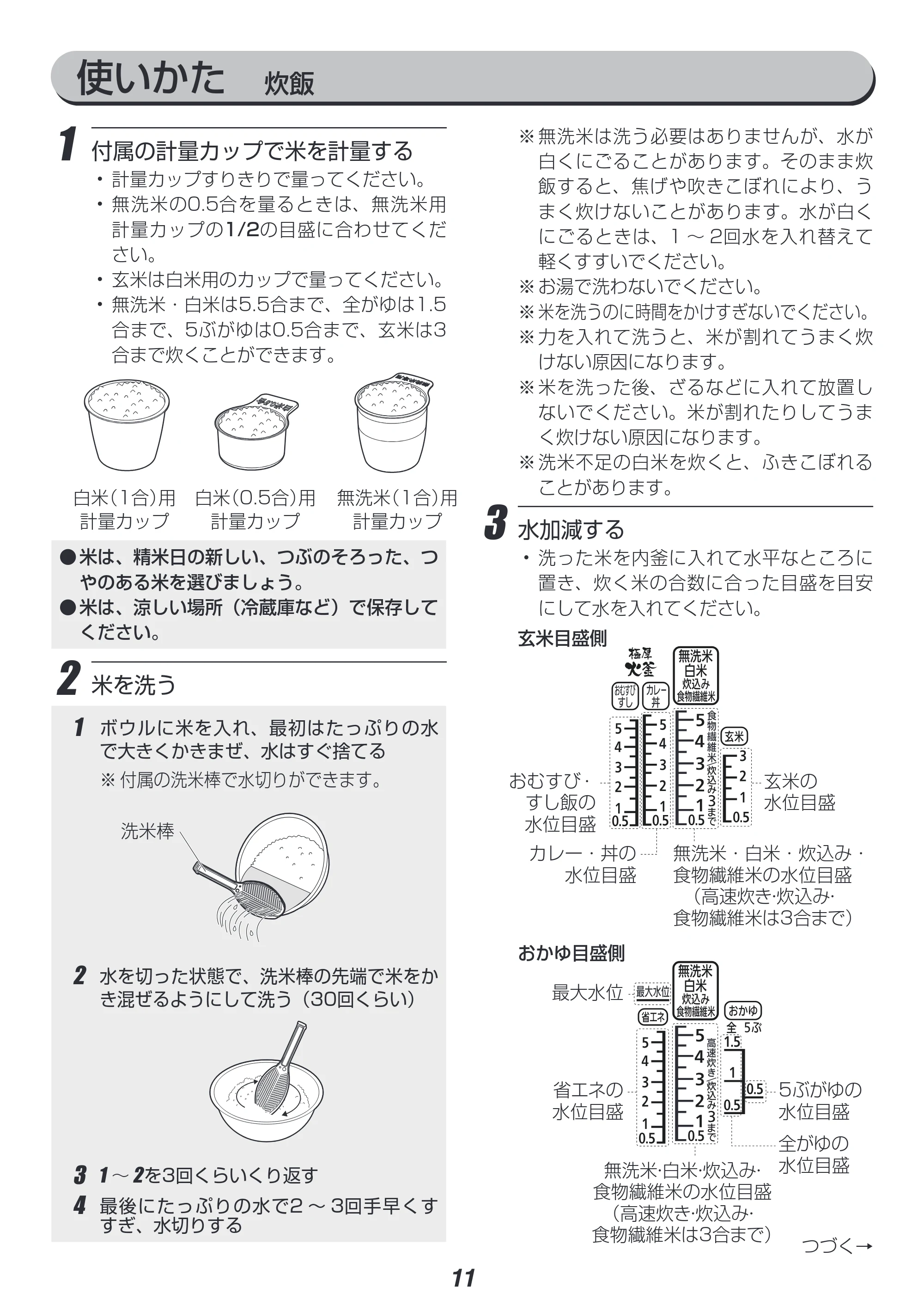 アイリスオーヤマ KRC-PA50 取扱説明書 — 原本ページ — 11ページ