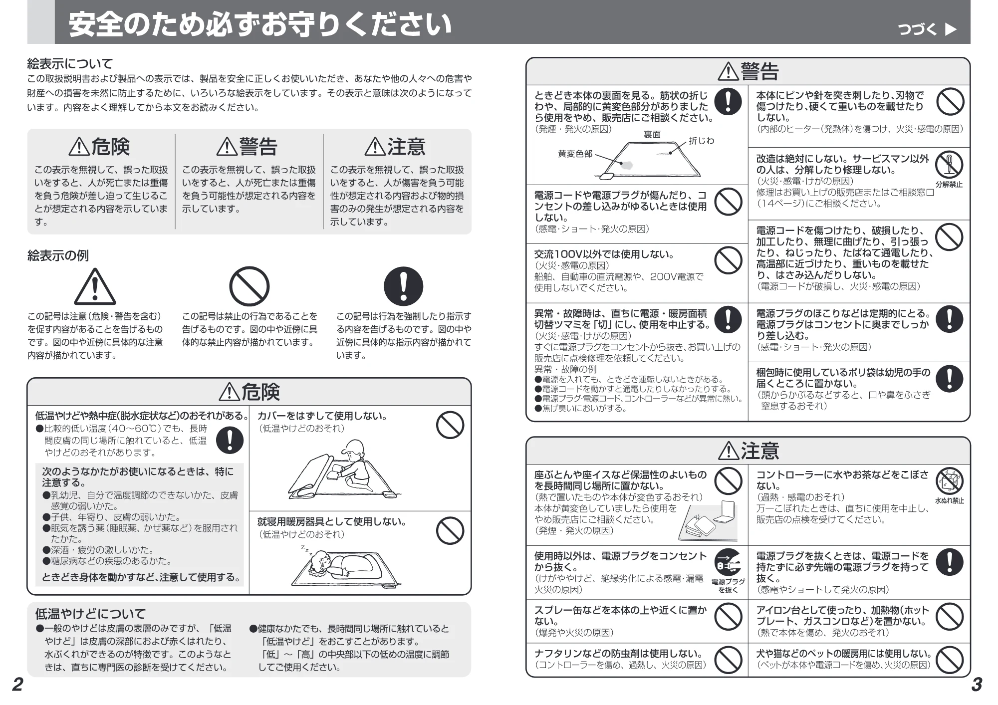日立 HLU-2006 / HLU-3006 取扱説明書 — 16 HLU-2005取説P02-03 — 原本ページ — 2ページ