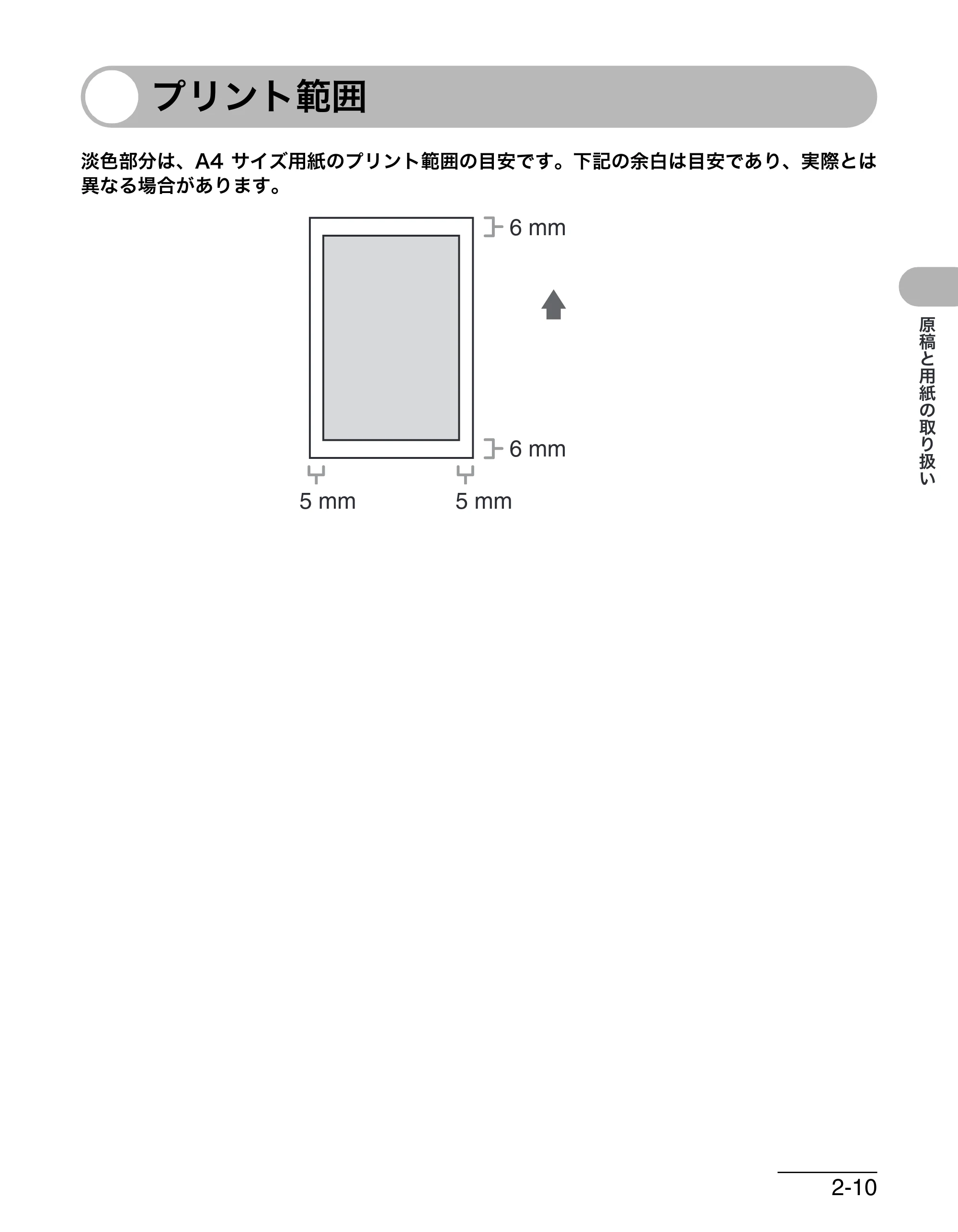 キヤノン MF4270 操作ガイド（基本編） （PDF形式／10.37Mバイト） — プリント範囲 — 原本ページ — 46ページ