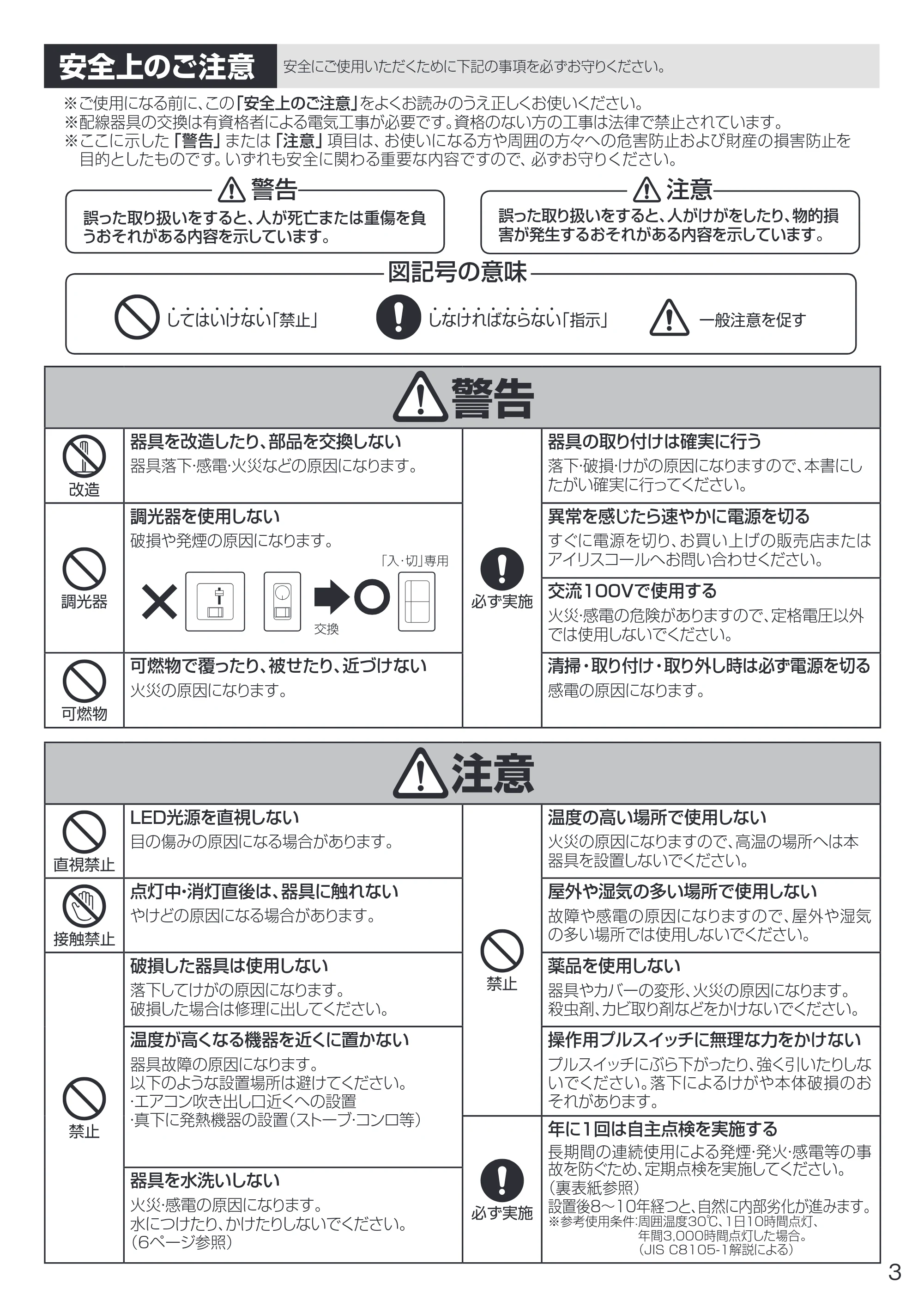 アイリスオーヤマ PLC6D-J 取扱説明書 — 原本ページ — 3ページ