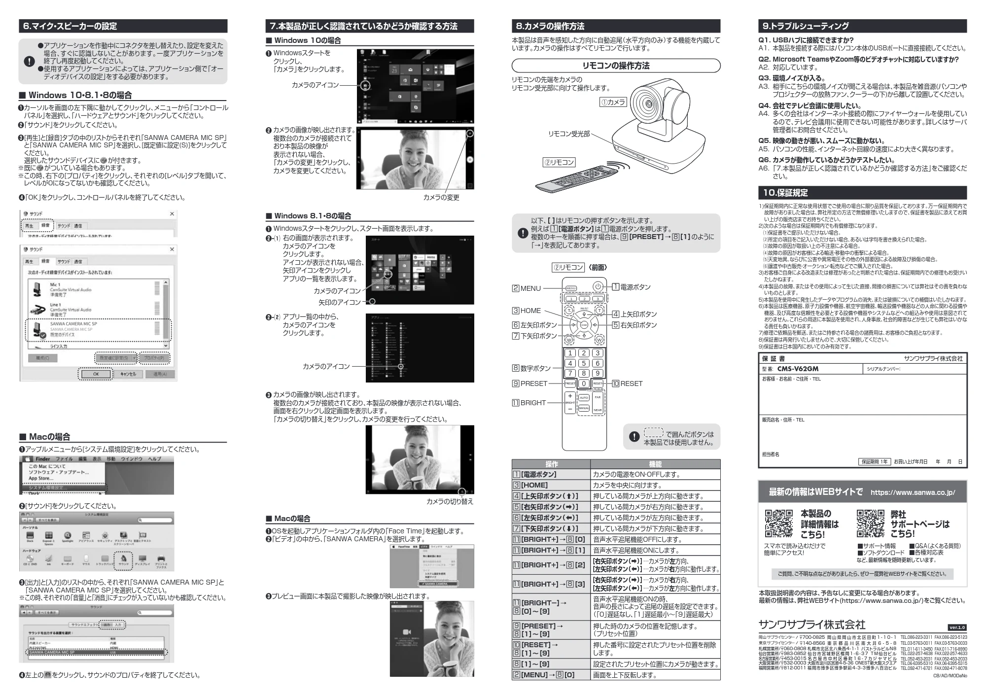 サンワサプライ CMS-V62GM 取扱説明書 — 原本ページ — 2ページ