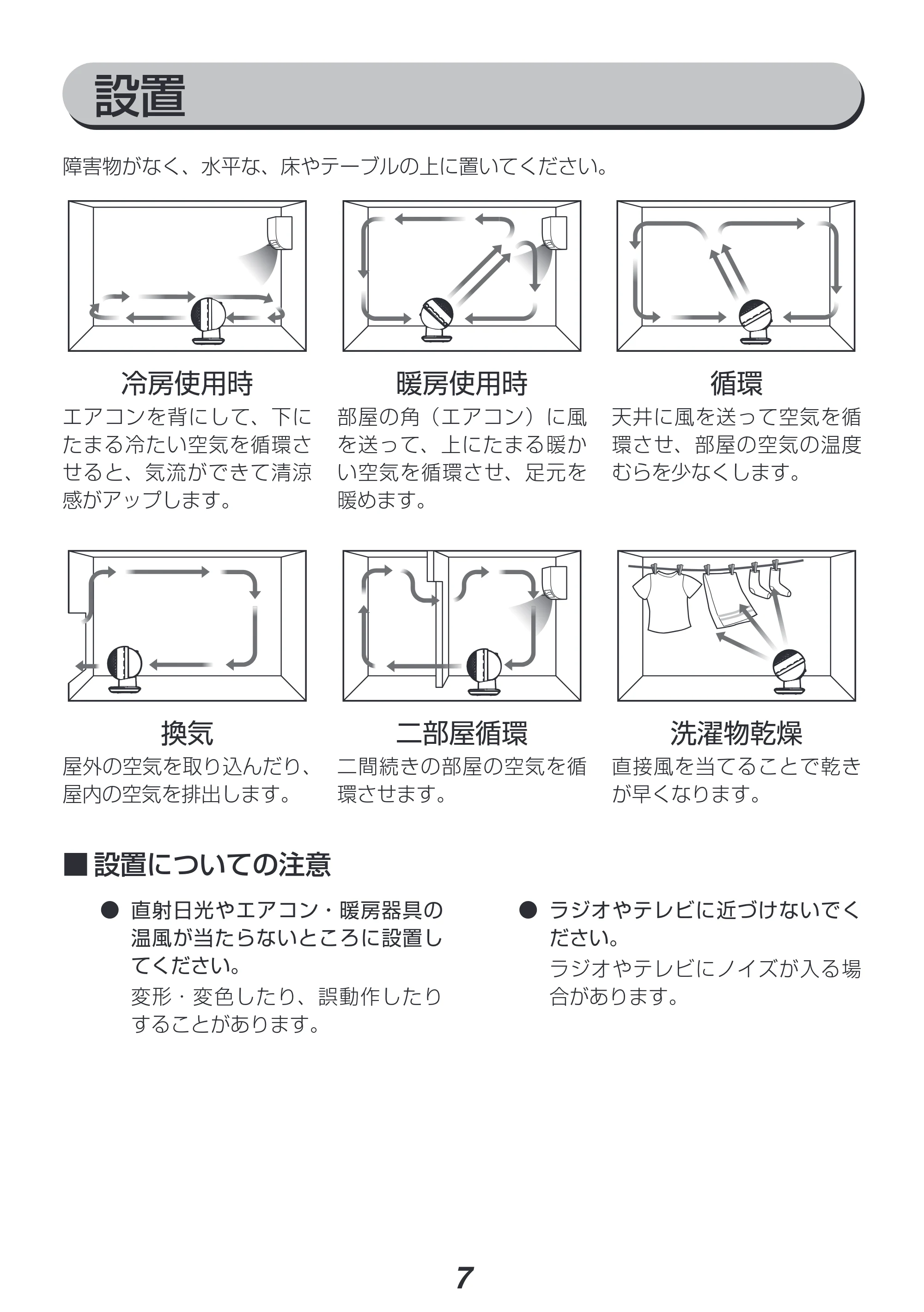アイリスオーヤマ KCF-SDC181T 取扱説明書 — 原本ページ — 7ページ