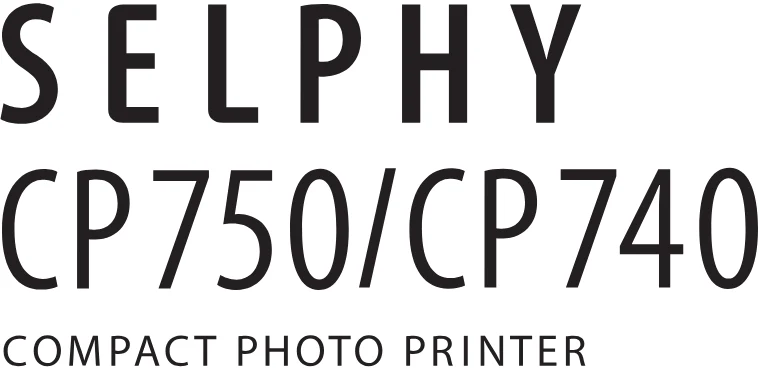 キヤノン SELPHY CP750/CP740 プリントガイド (PDF形式/1.67Mバイト) — step 1 確 認 — 図版 1-2 — 1ページ