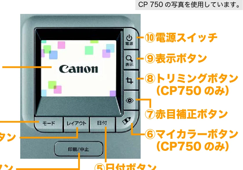 キヤノン SELPHY CP750/CP740 プリントガイド (PDF形式/1.67Mバイト) — いろいろな機能を使って印刷する — 図版 8-1 — 8ページ