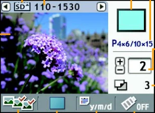 キヤノン SELPHY CP750/CP740 プリントガイド (PDF形式/1.67Mバイト) — いろいろな機能を使って印刷する — 図版 8-2 — 8ページ