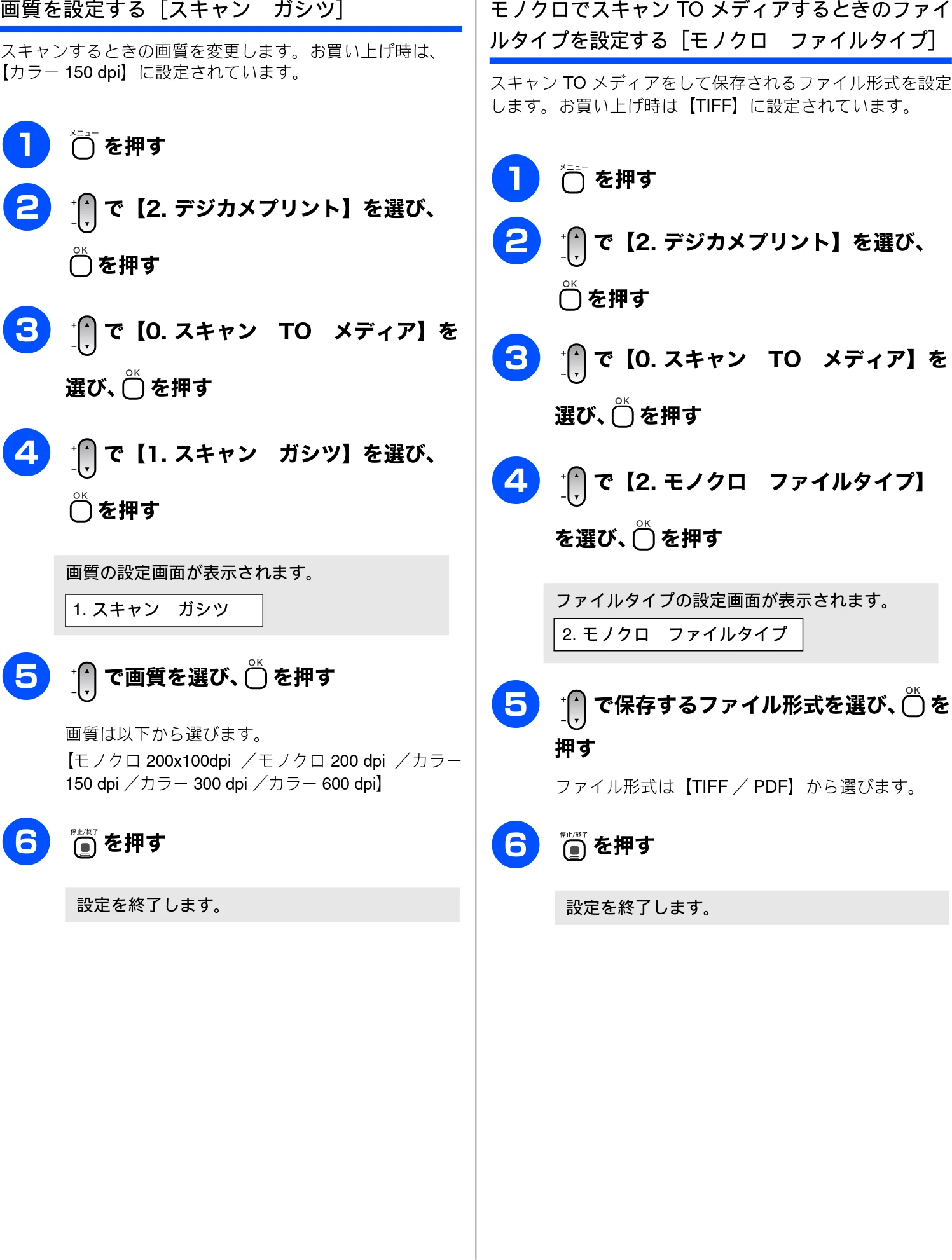 ブラザー DCP-165C 取扱説明書(本体) — よく使う設定に変更する — 図版 65-1 — 65ページ