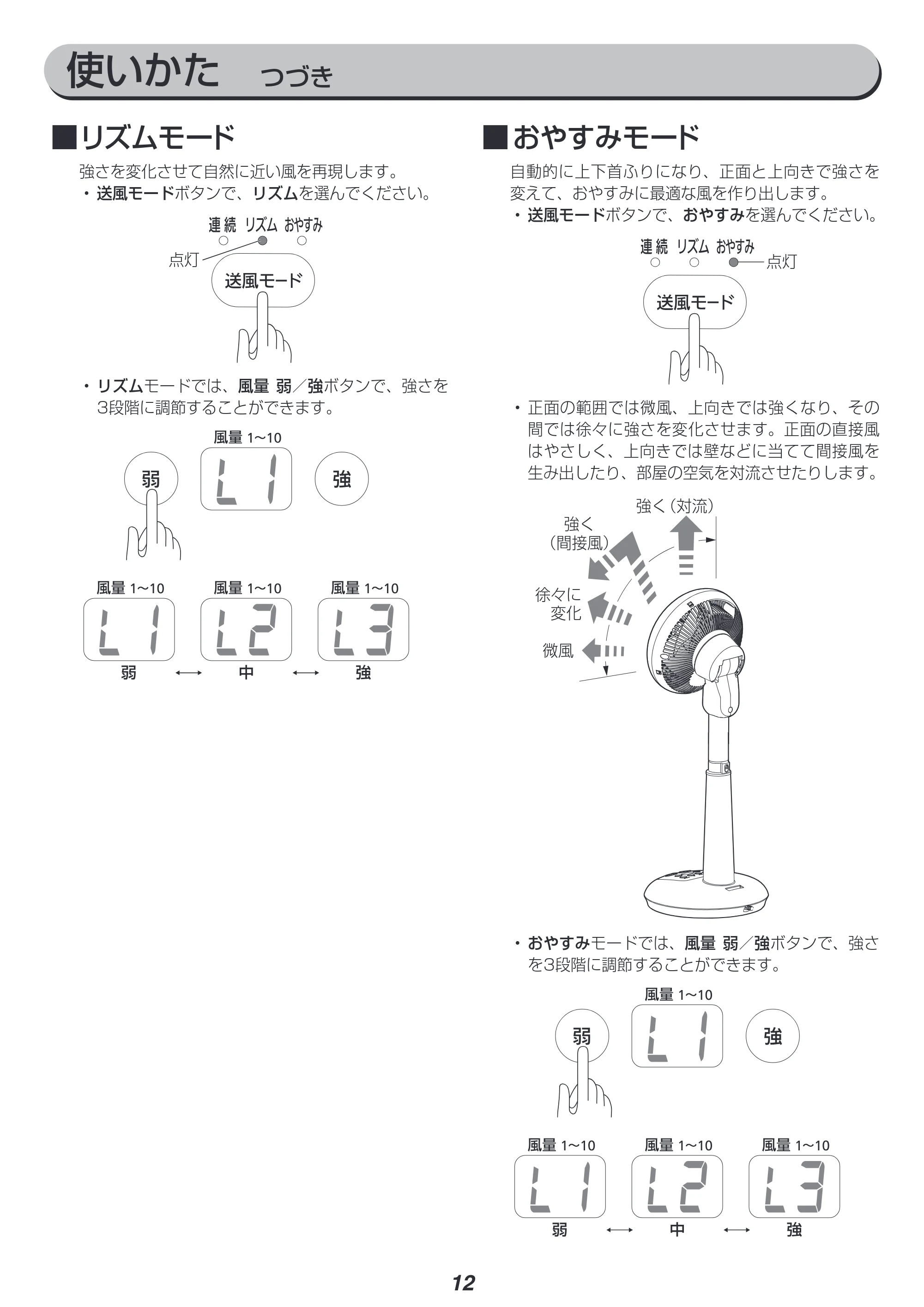 アイリスオーヤマ STF-DC182T 取扱説明書 — 原本ページ — 12ページ