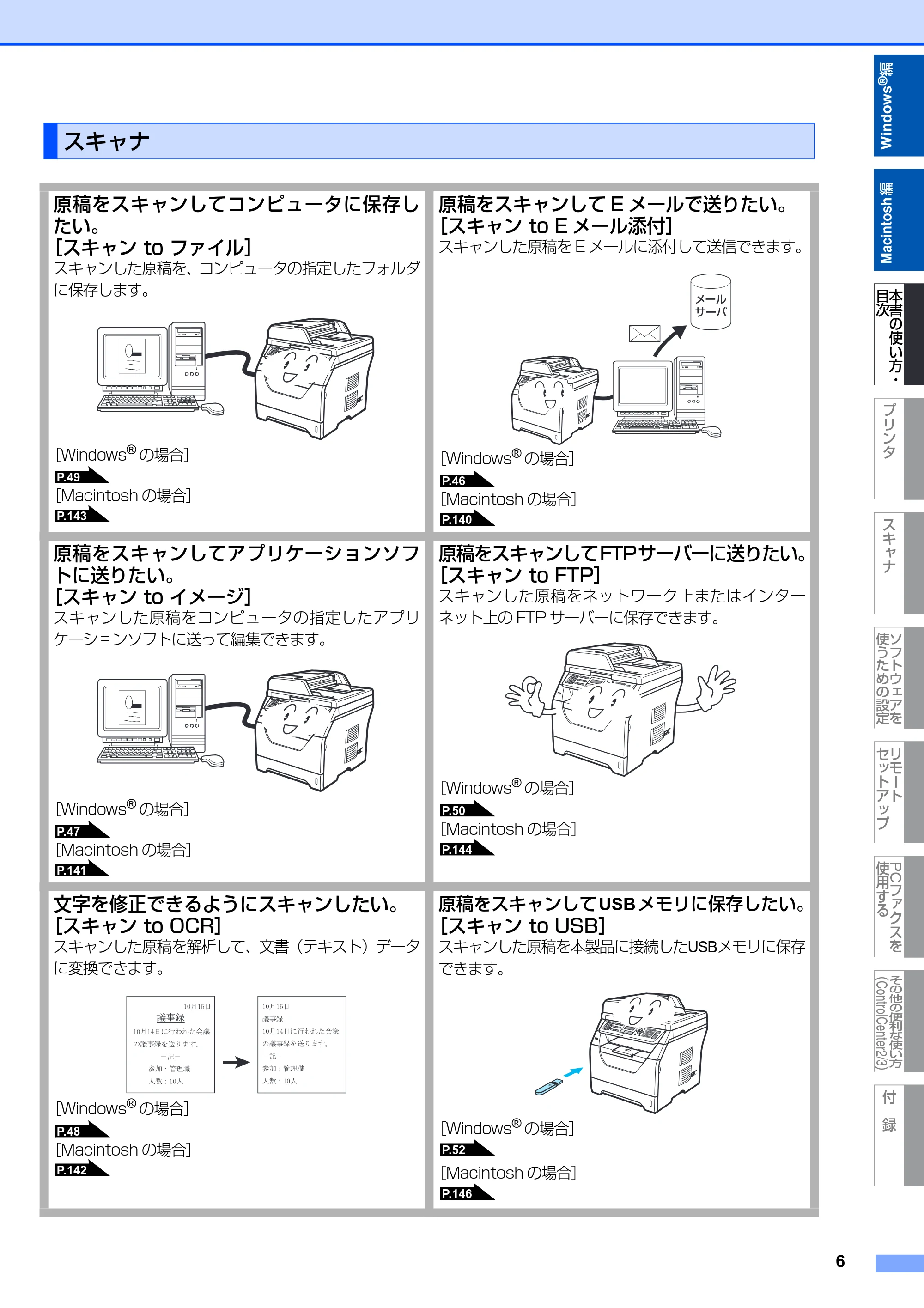 ブラザー MFC-8380DN ユーザーズガイド ～応用編～ — 原本ページ — 7ページ