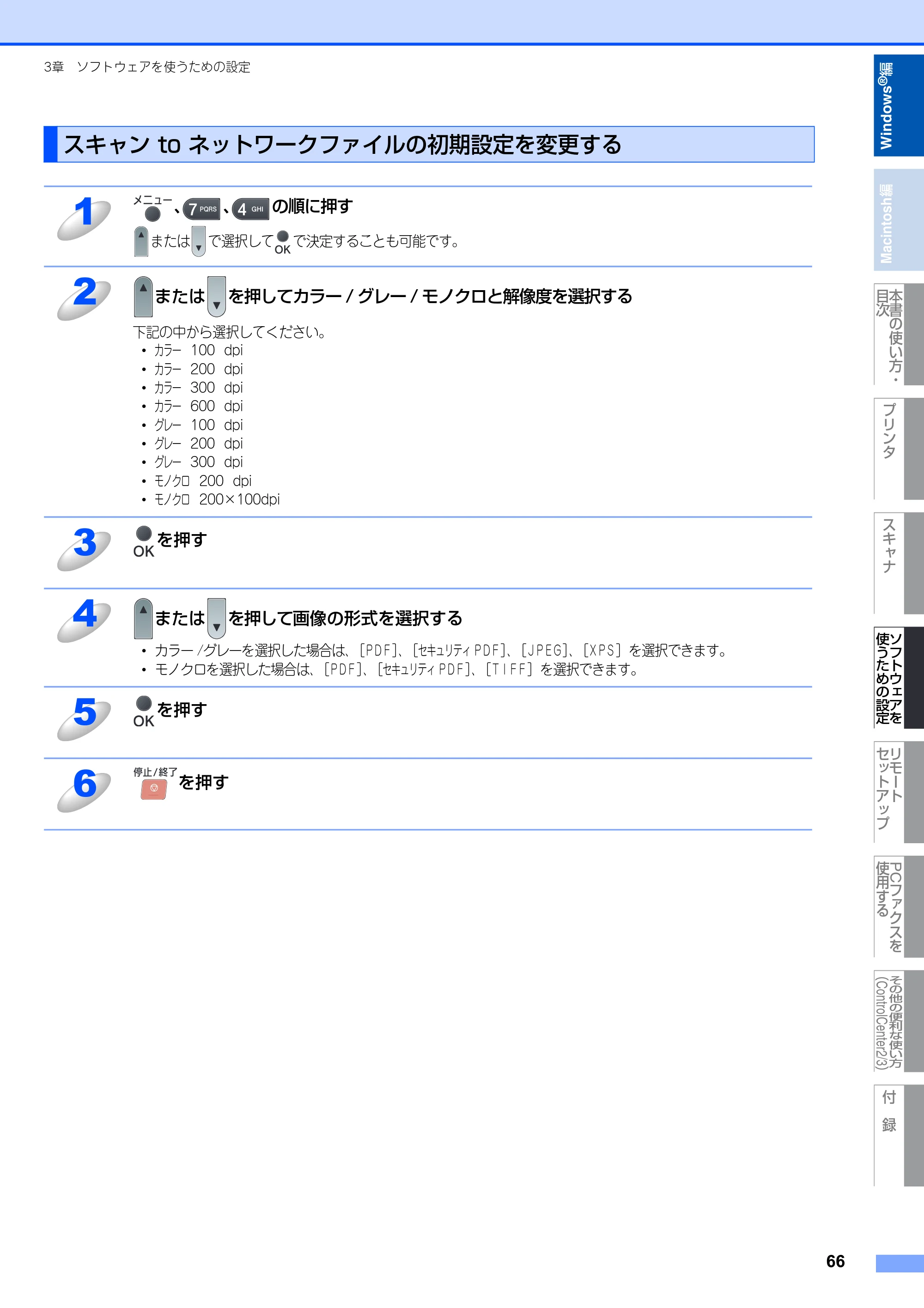 ブラザー MFC-8380DN ユーザーズガイド ～応用編～ — 原本ページ — 67ページ