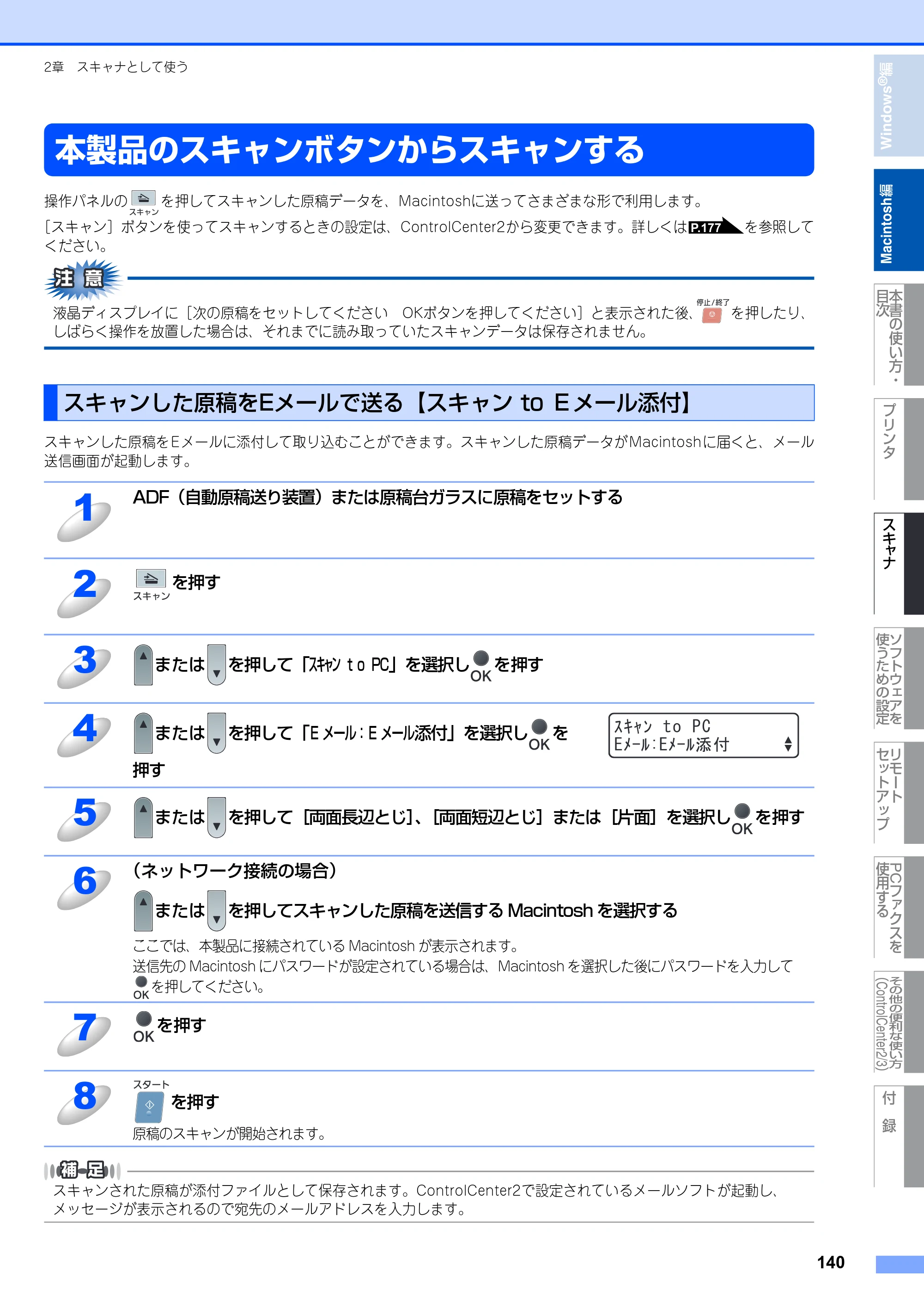 ブラザー MFC-8380DN ユーザーズガイド ～応用編～ — 原本ページ — 141ページ