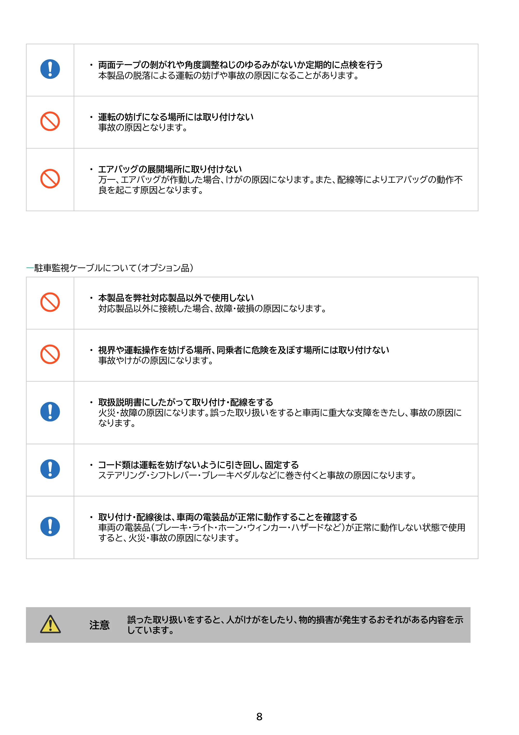 アイリスオーヤマ IDR-C121 取扱説明書 — 原本ページ — 8ページ