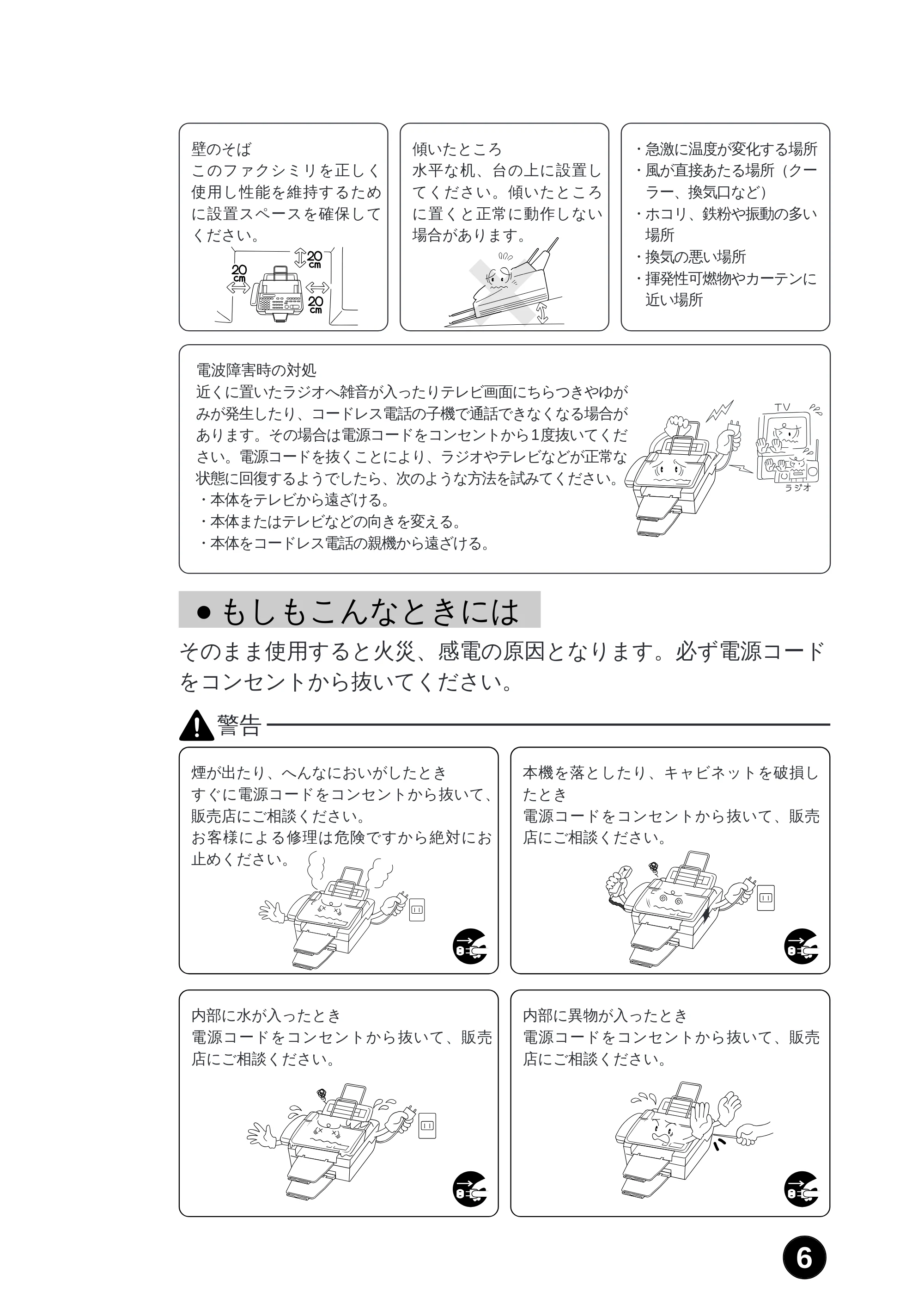 ブラザー MFC-8300J 取扱説明書（本体） — 親子電話、ホームテレホン、ビジネスホンとの接続 — 原本ページ — 12ページ