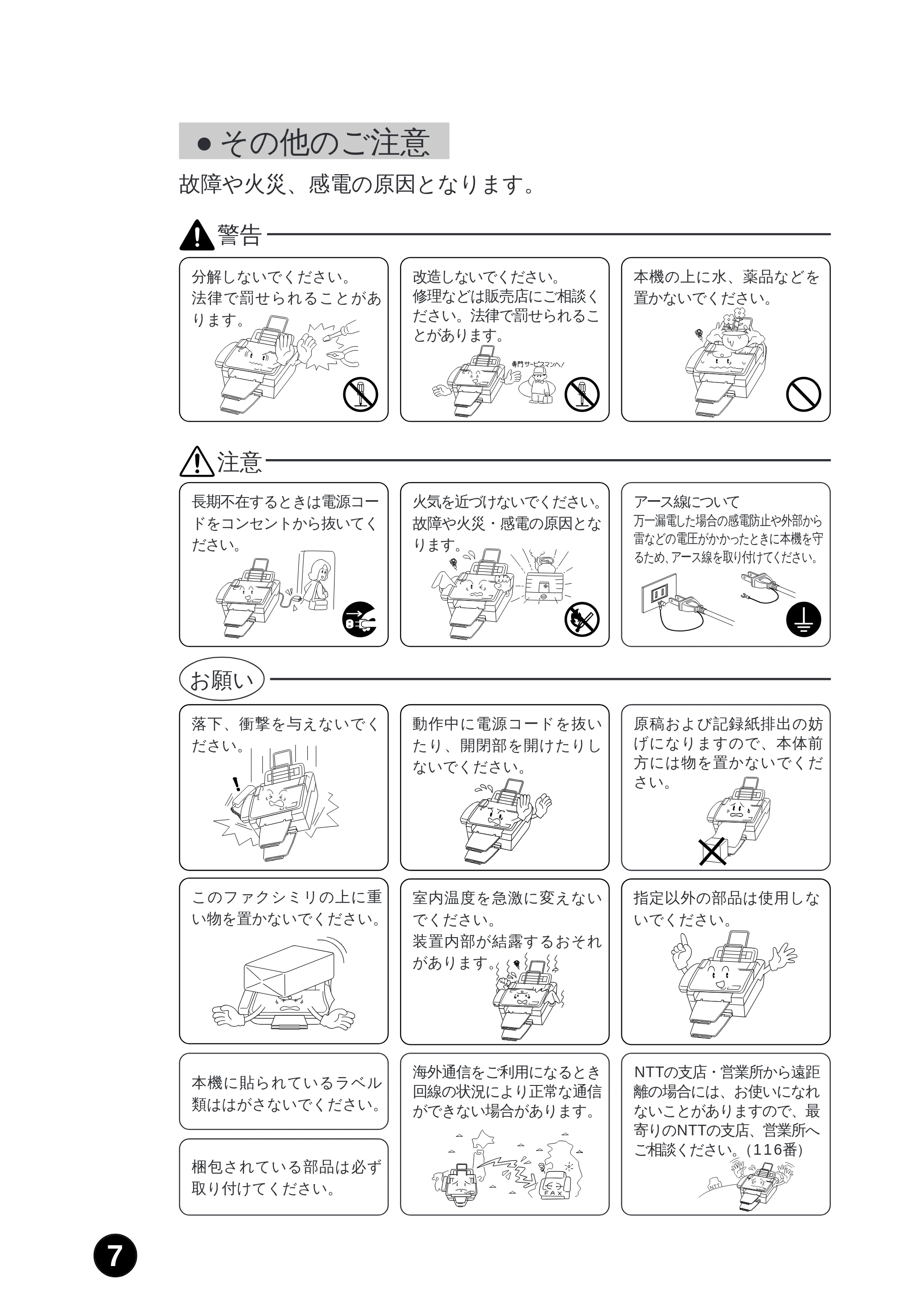 ブラザー MFC-8300J 取扱説明書（本体） — ２章 操作パネルについて — 原本ページ — 13ページ