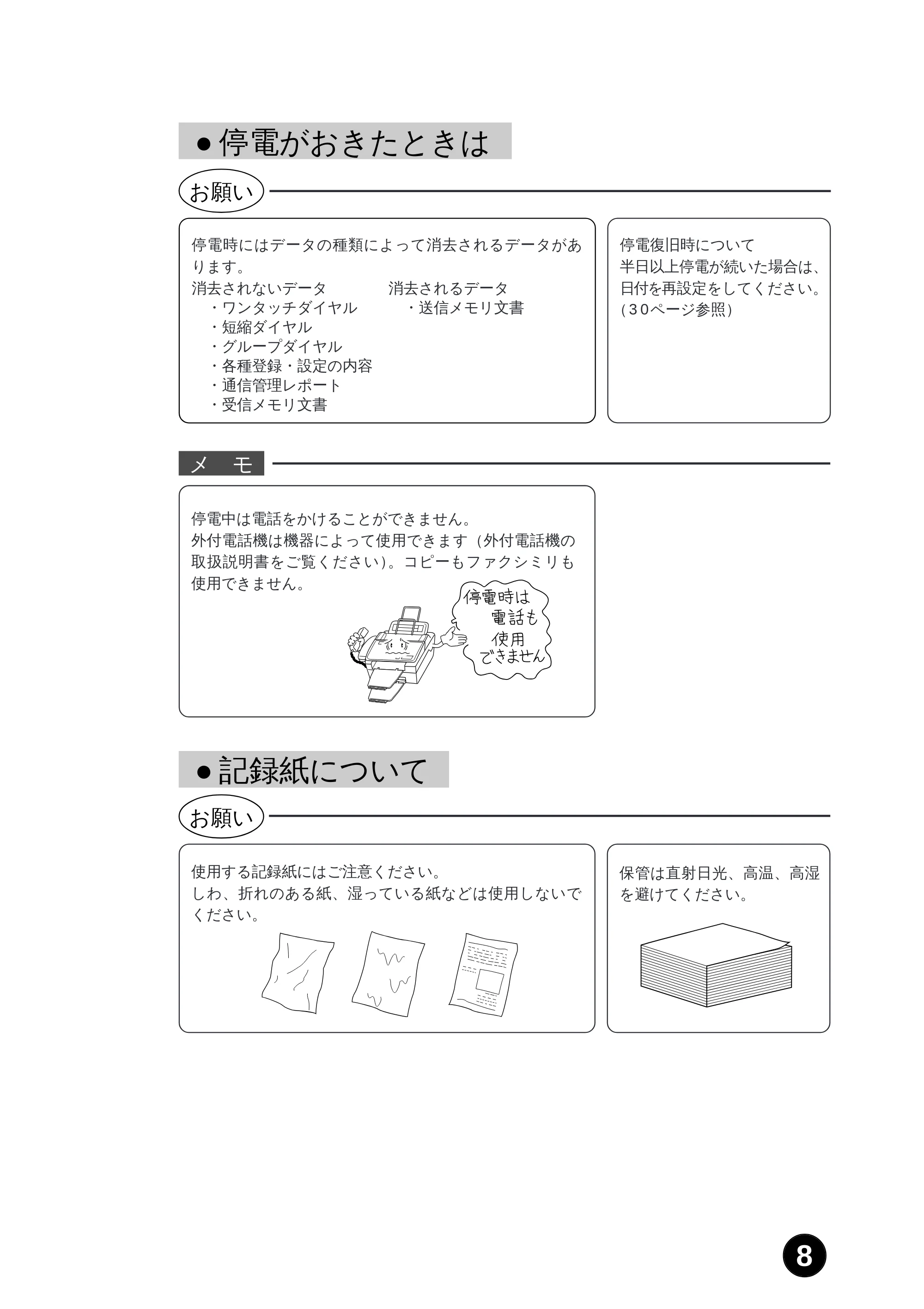 ブラザー MFC-8300J 取扱説明書（本体） — 各部の名称とはたらき — 原本ページ — 14ページ