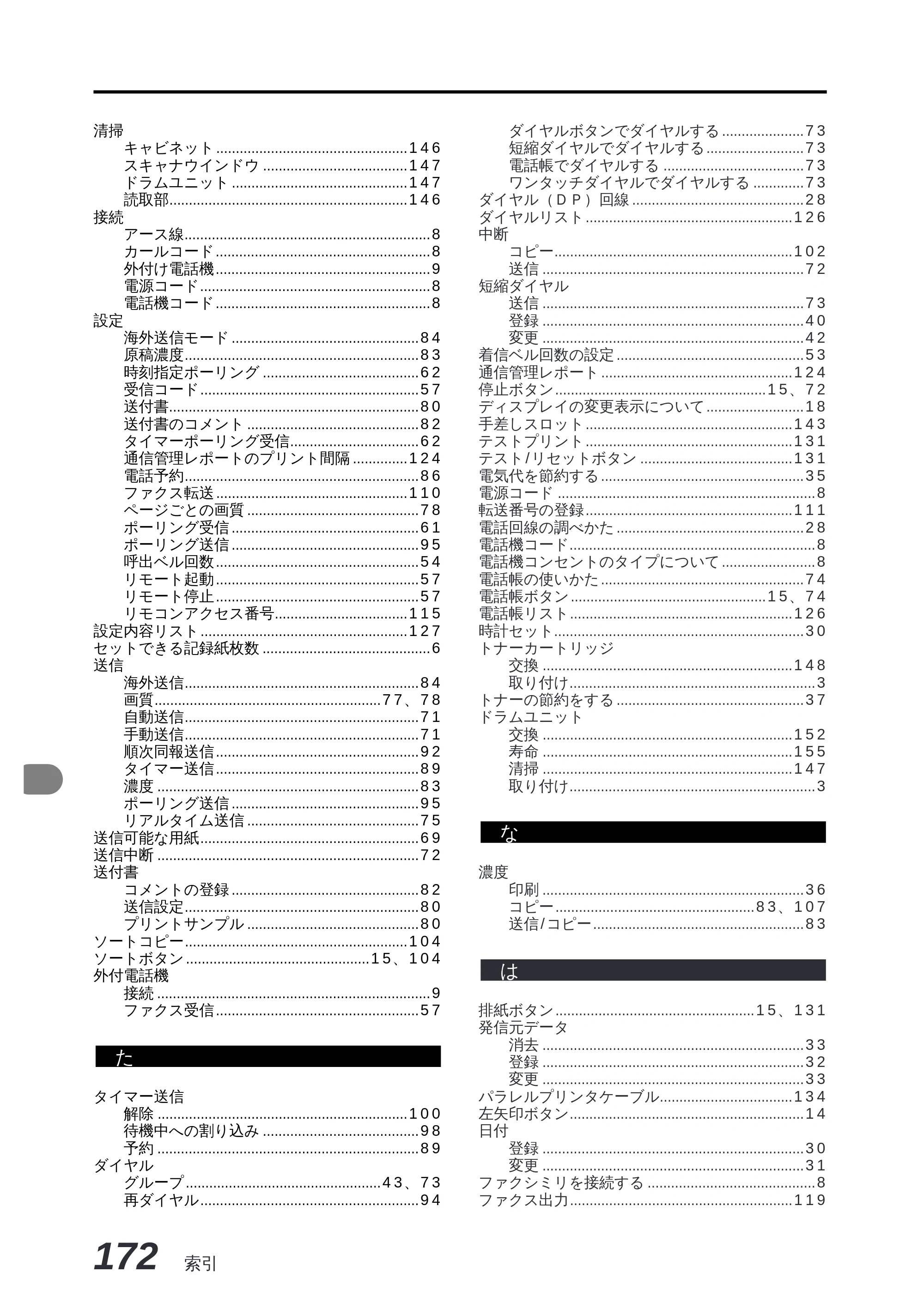 ブラザー MFC-8300J 取扱説明書（本体） — 原本ページ — 186ページ