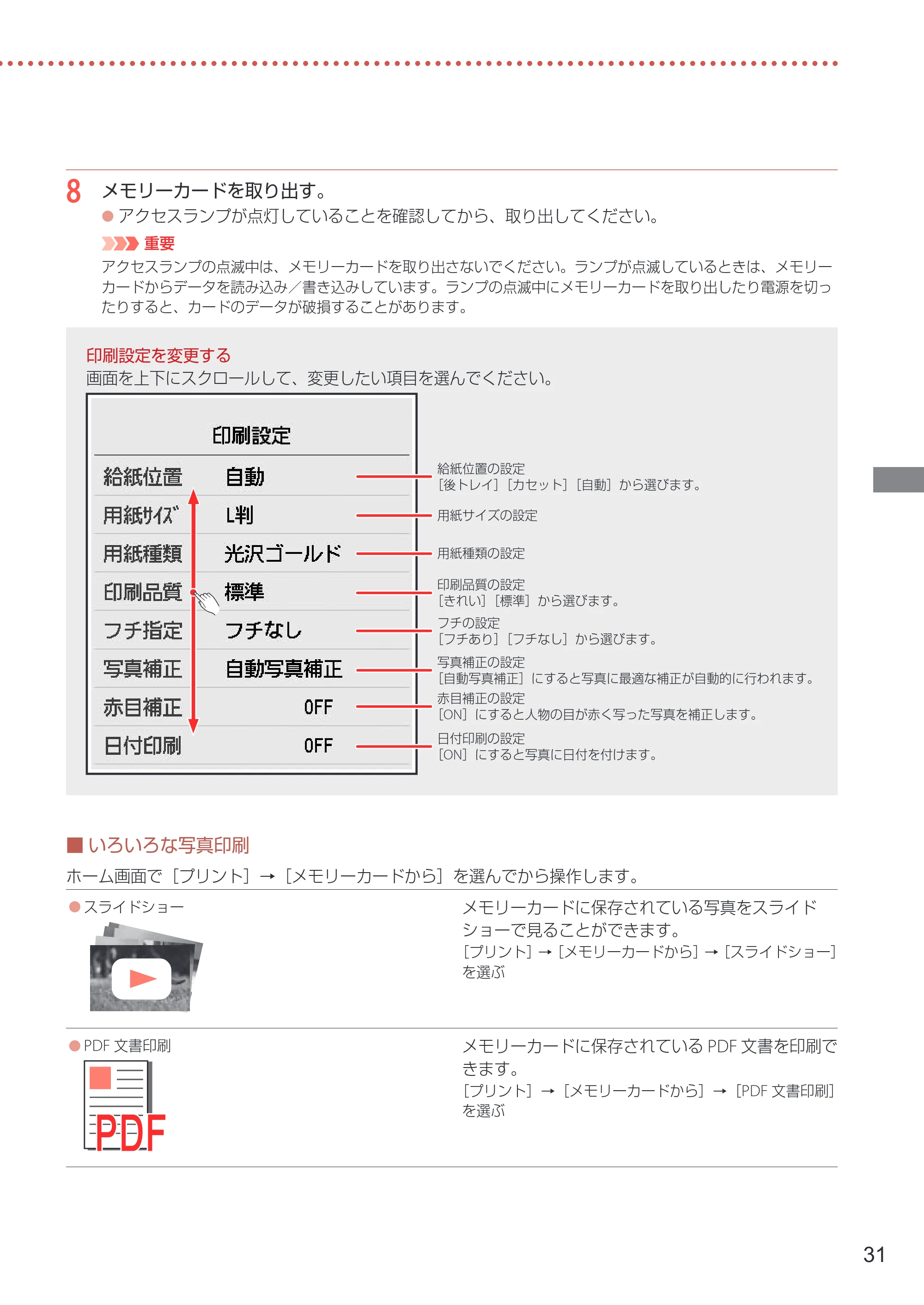 キヤノン TR8630/TR8630a 設置・基本操作マニュアル 2022年3月3日掲載(PDF:6.43MB) — 原本ページ — 33ページ
