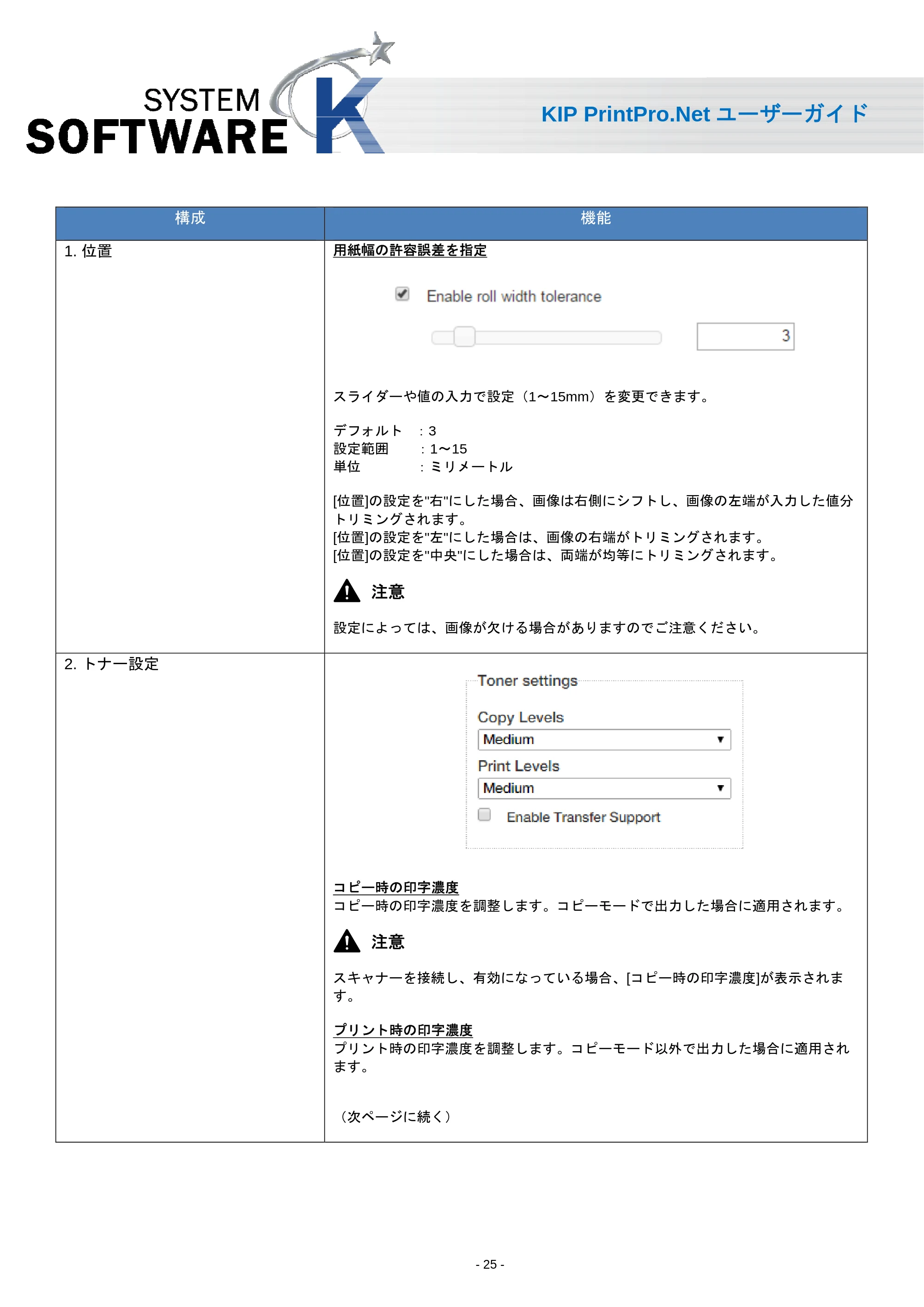 京セラ KIP 7170 KIP PrintPro.Net ユーザーガイド — 原本ページ — 27ページ
