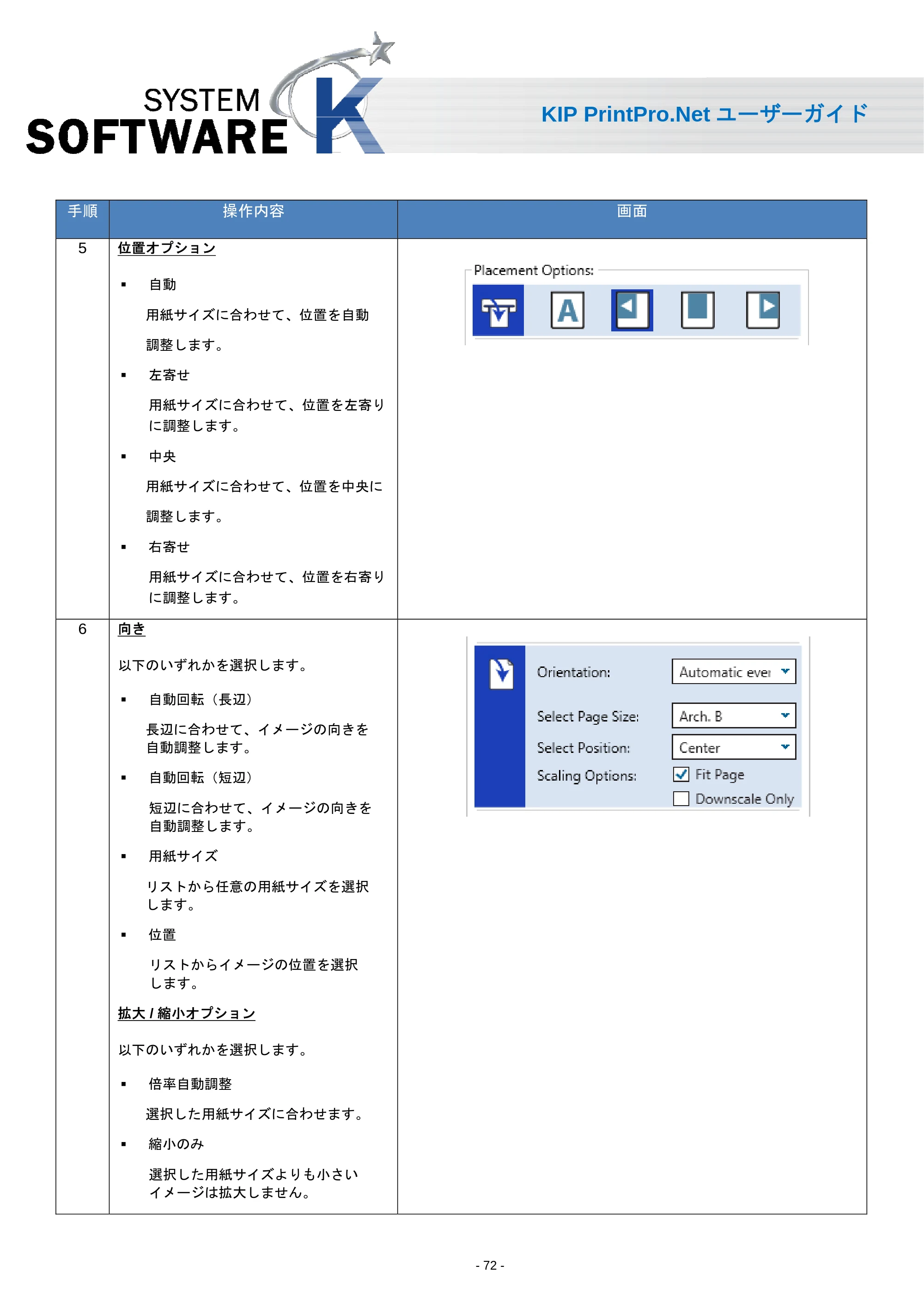 京セラ KIP 7170 KIP PrintPro.Net ユーザーガイド — 原本ページ — 74ページ