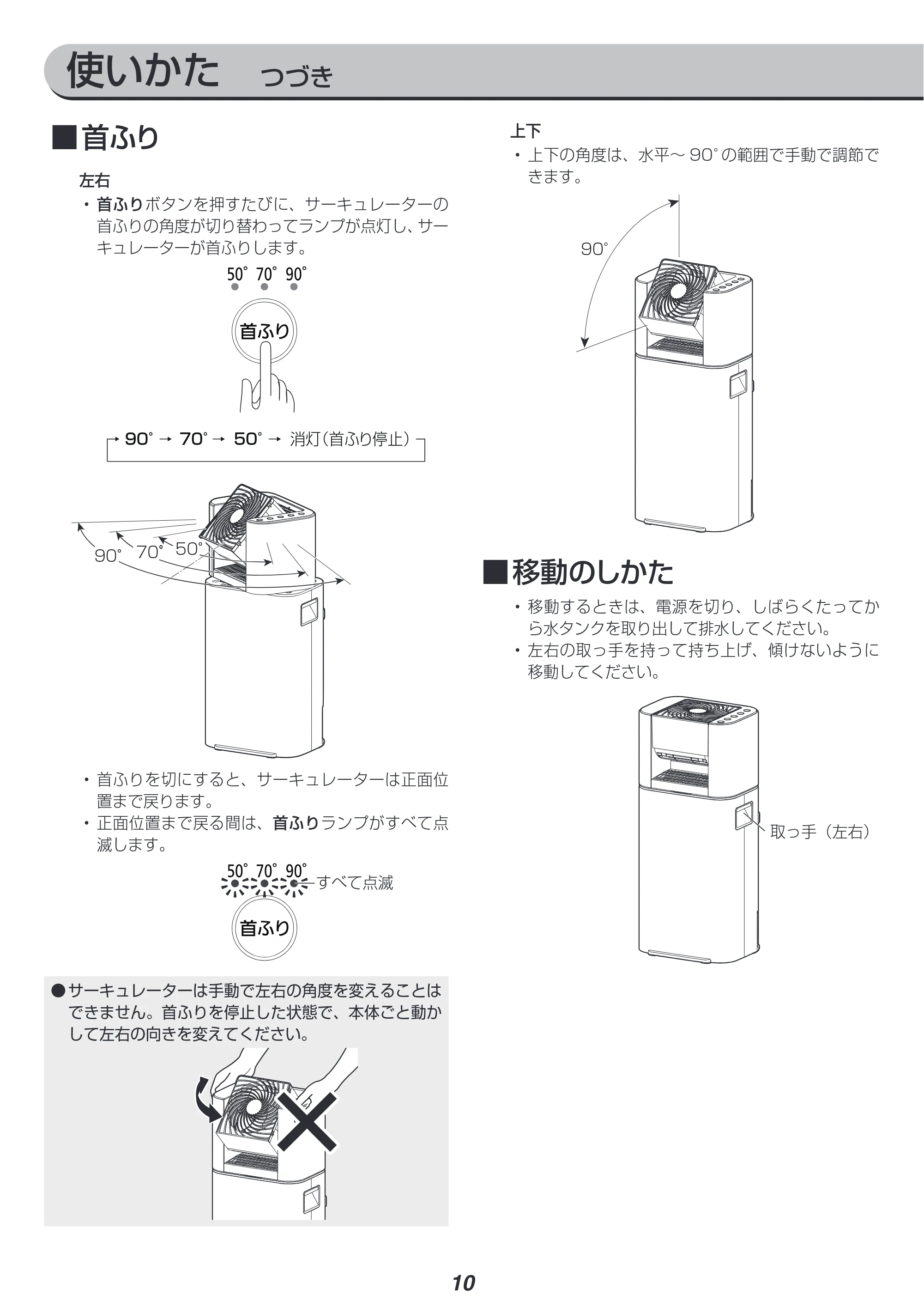 アイリスオーヤマ IJD-I50 取扱説明書 — 原本ページ — 10ページ