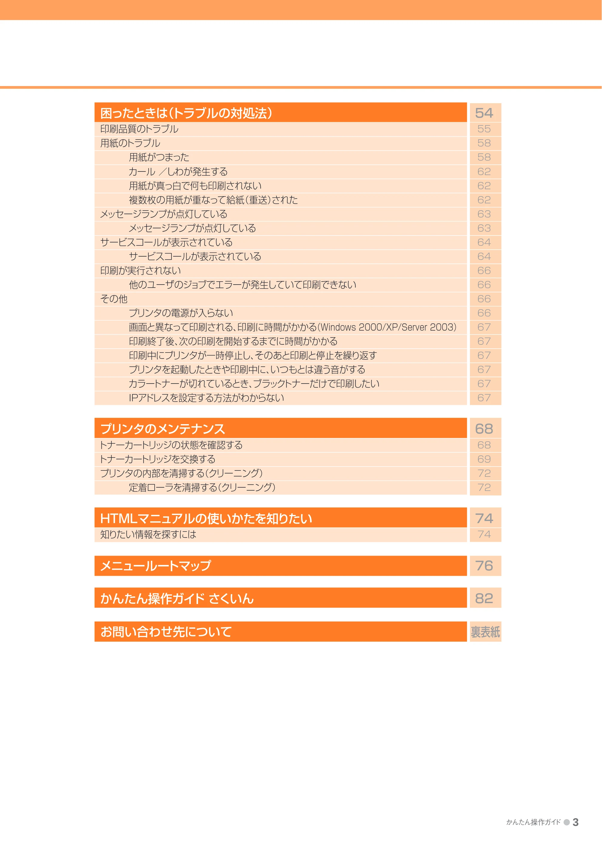 キヤノン LBP9600C/9500C かんたん操作ガイド 2009年12月18日更新 （PDF形式／19.35Mバイト） — 原本ページ — 3ページ