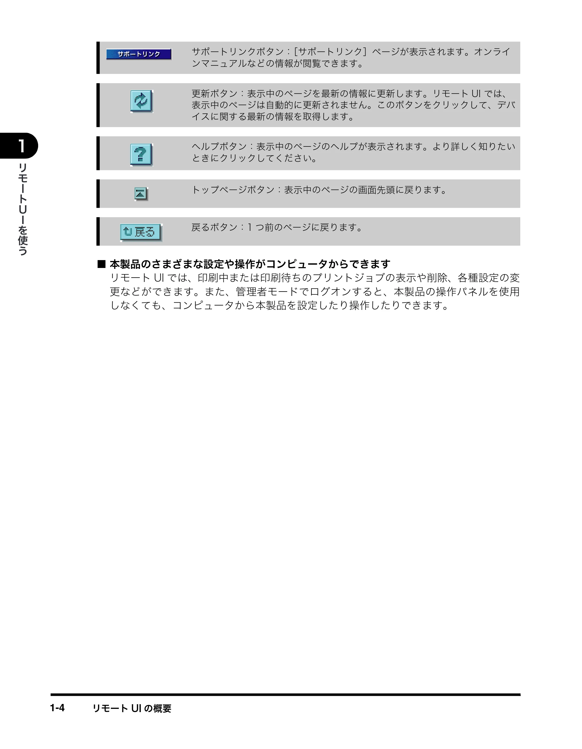 キヤノン MF8180 リモートUIガイド （PDF形式／3.62Mバイト） — 原本ページ — 11ページ