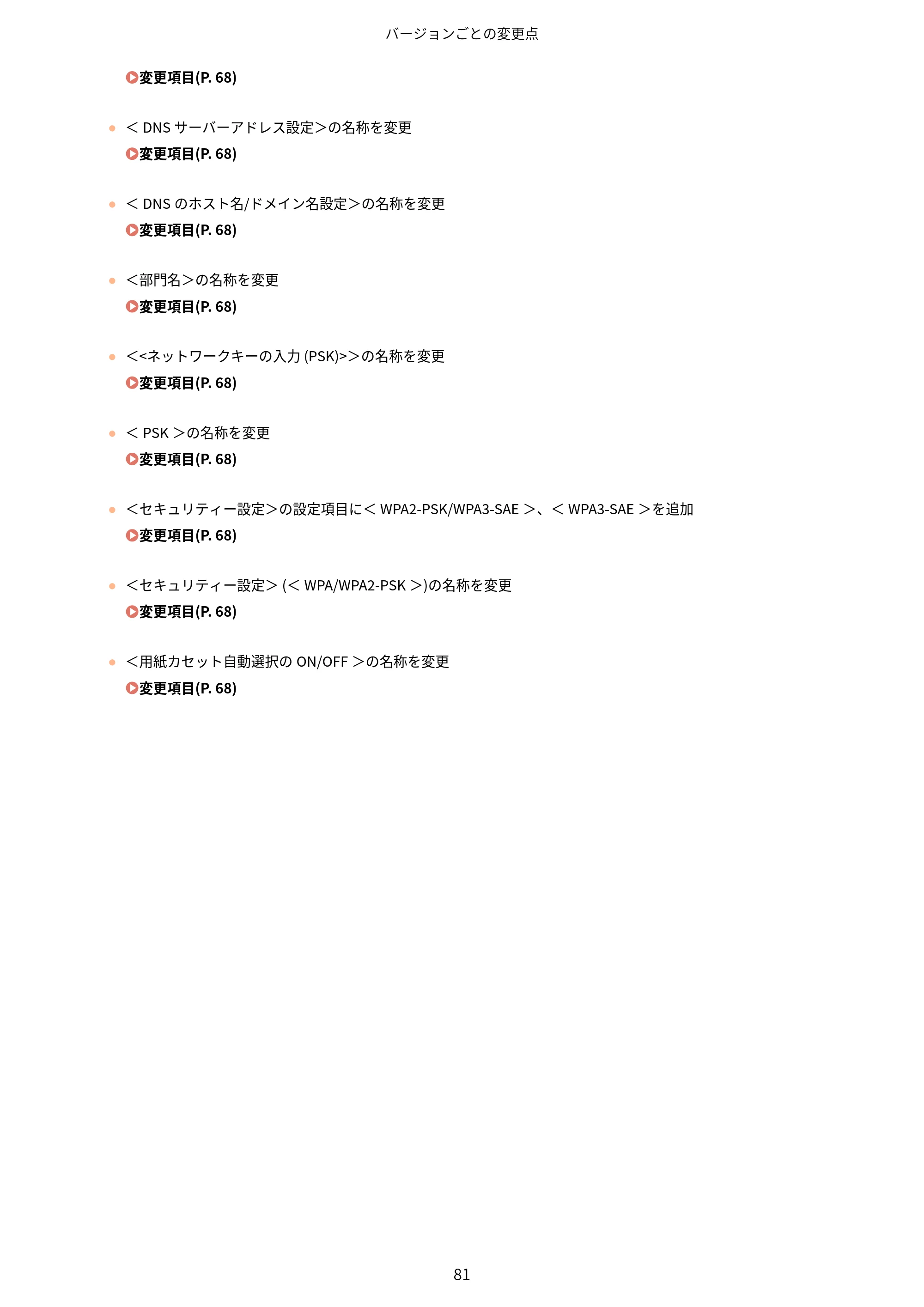 キヤノン LBP961Ci Satera LBP ユーザーズガイド （機能追加のお知らせ） 2025年11月6日更新（PDF：0.98MB） — 原本ページ — 84ページ