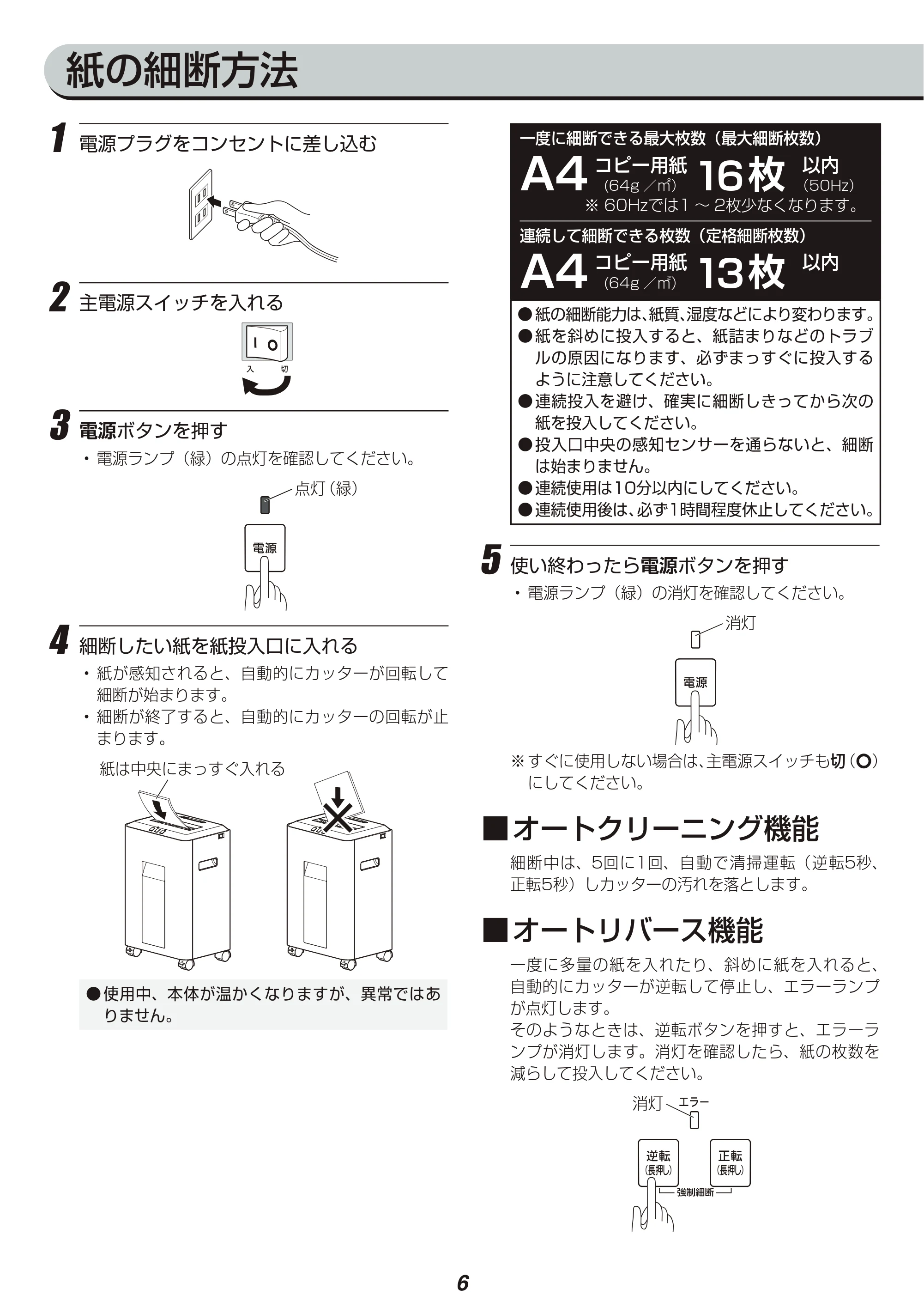 アイリスオーヤマ KT1600J 取扱説明書 — 原本ページ — 6ページ