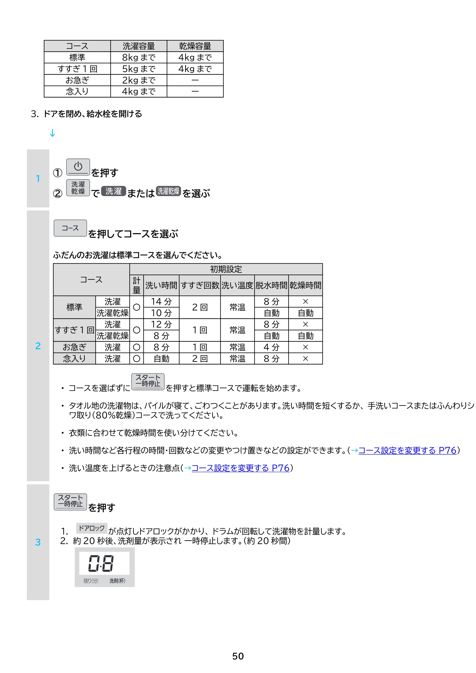 アイリスオーヤマ FLK842-W 取扱説明書 — 原本ページ — 50ページ