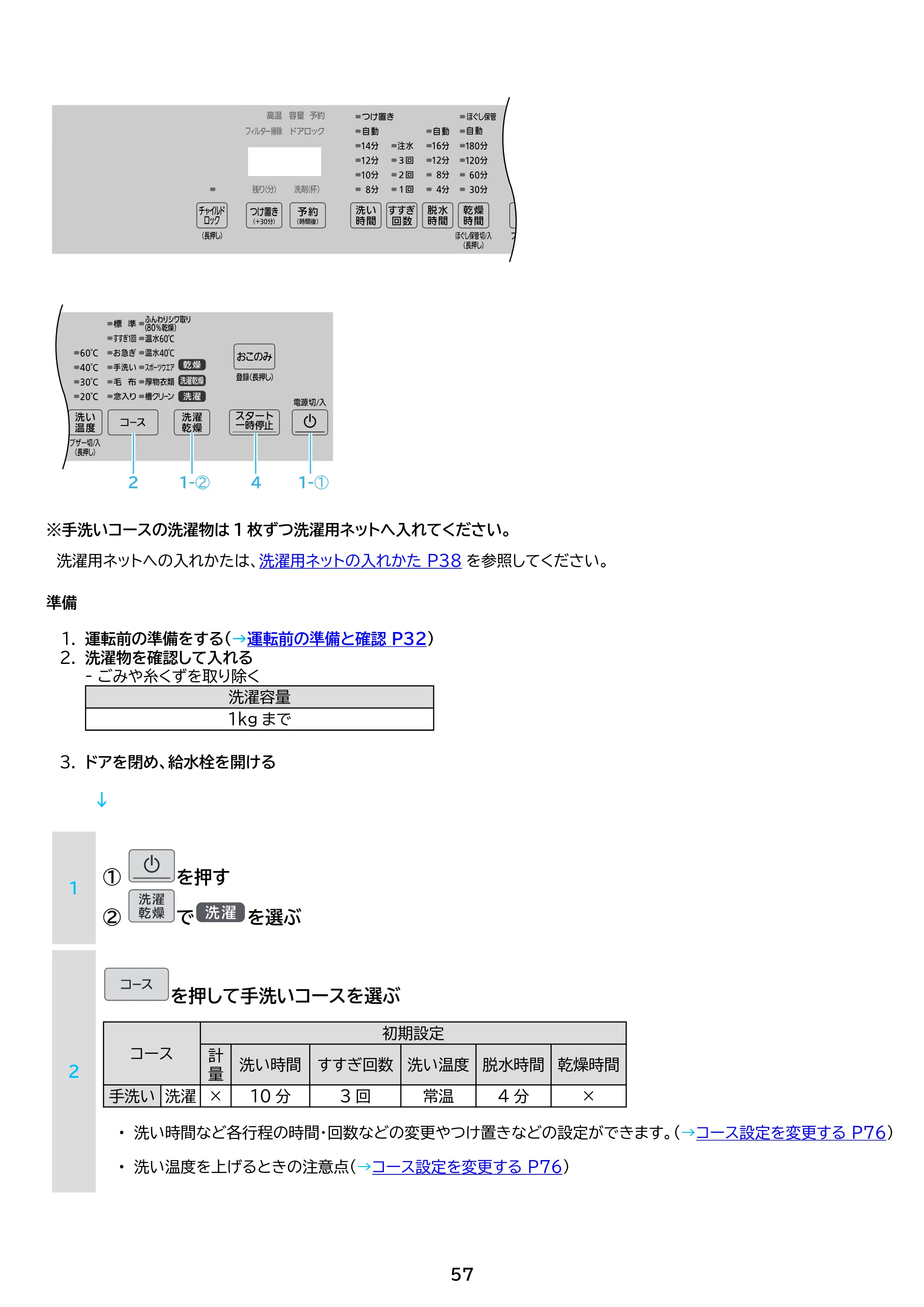 アイリスオーヤマ FLK842-W 取扱説明書 — 原本ページ — 57ページ