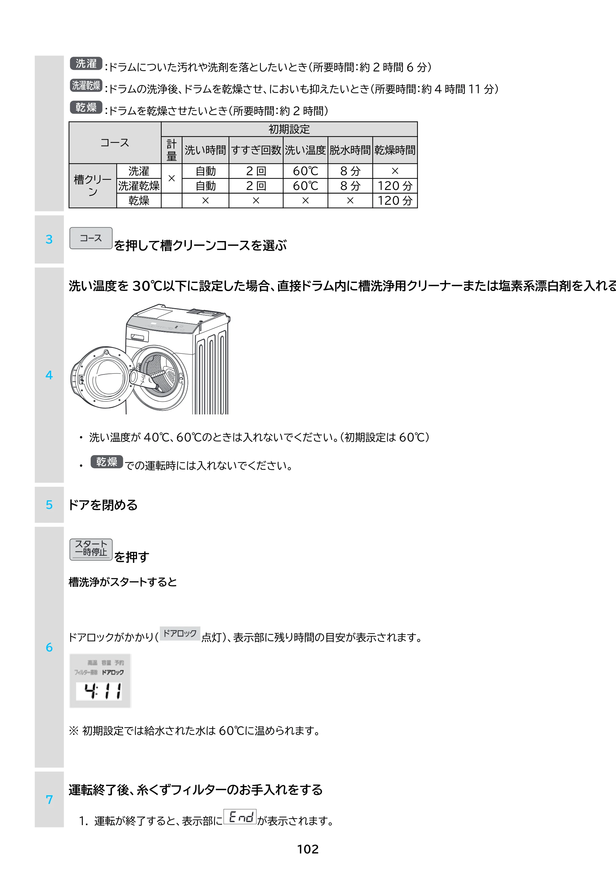 アイリスオーヤマ FLK842-W 取扱説明書 — 原本ページ — 102ページ