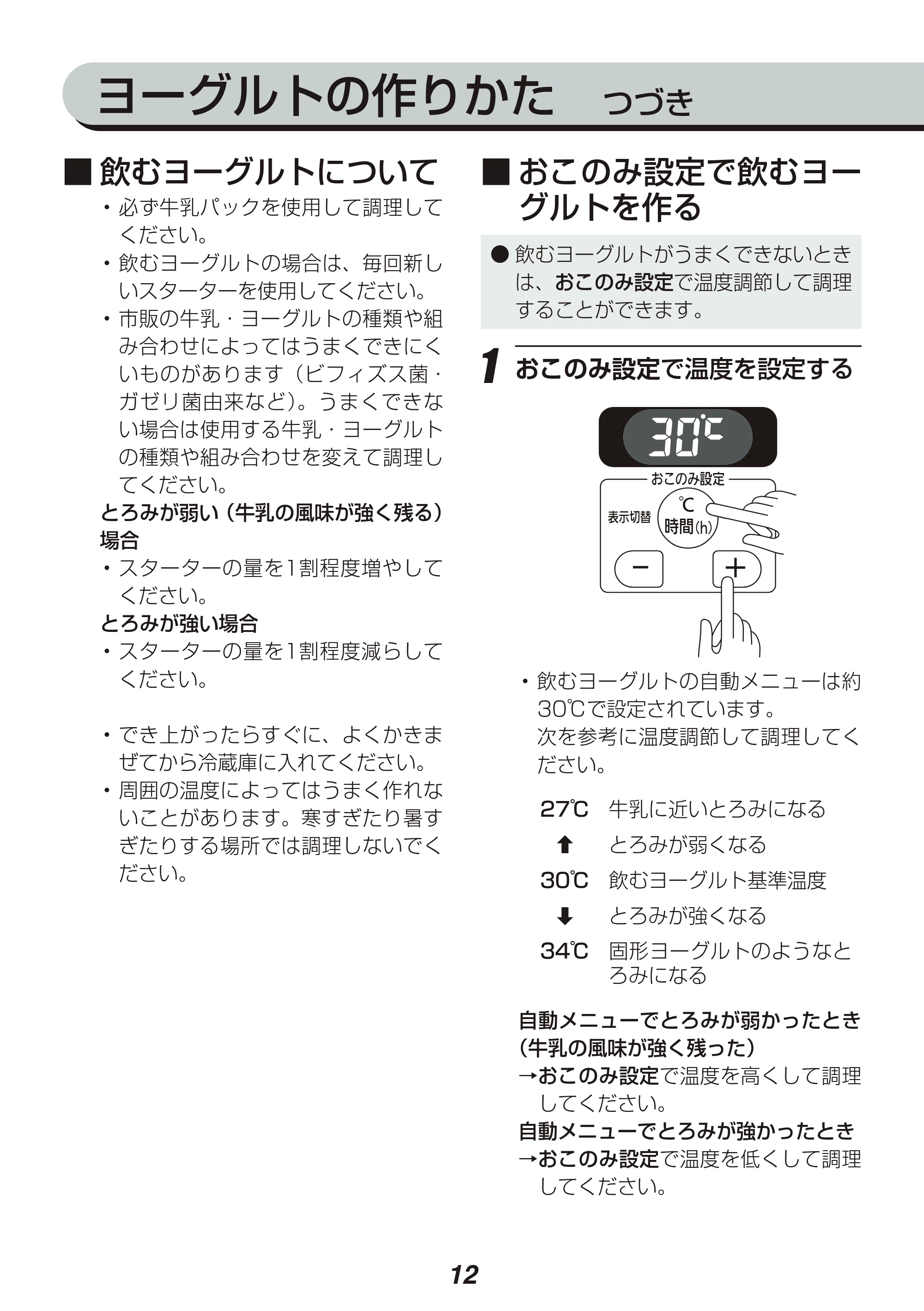 アイリスオーヤマ KYM-013 取扱説明書 — 原本ページ — 12ページ